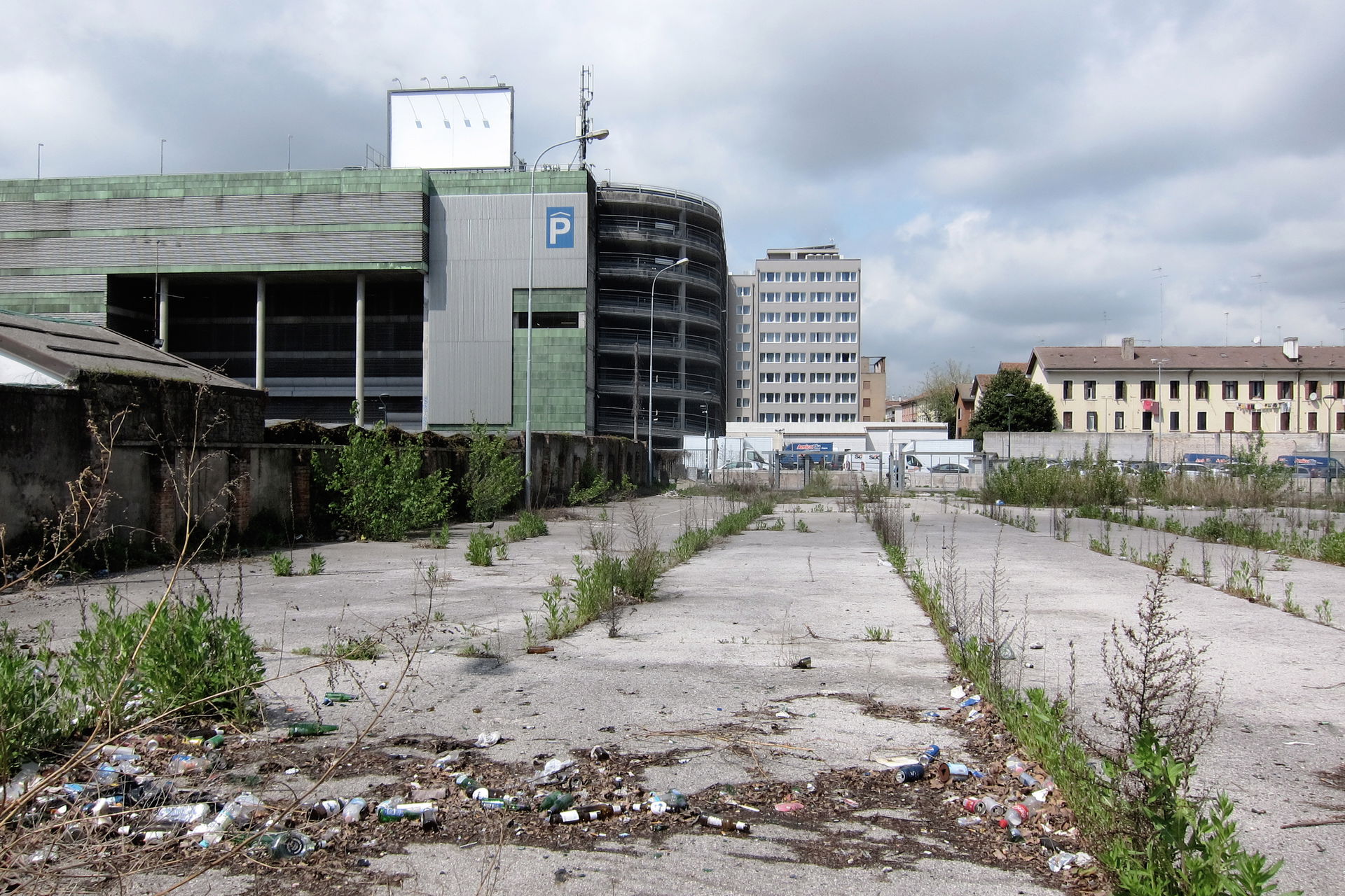 Parcheggio Saba near the rail station in Mestre. The parking is…