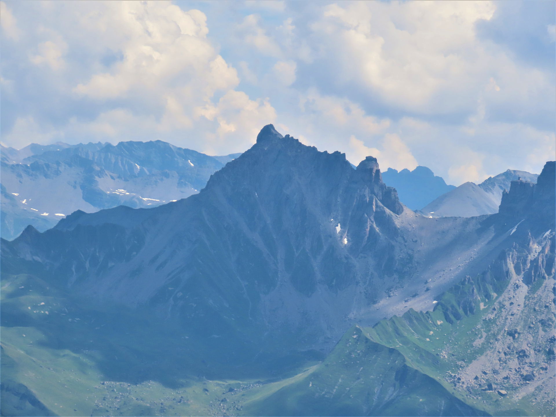 L'aiguille du Grand Fond depuis le Grand Mont, Beaufort, Savoie…
