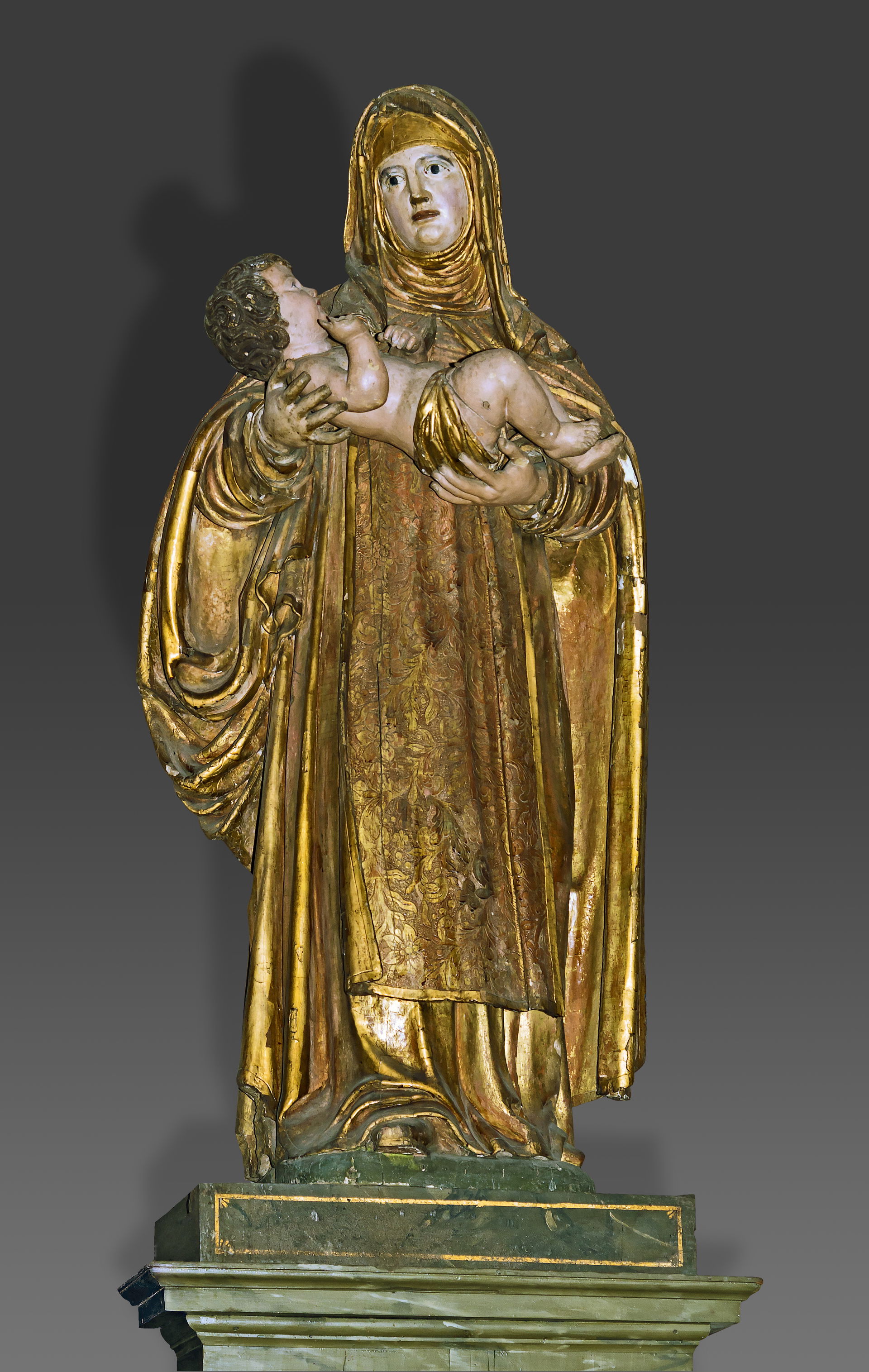 Church Saint-Exupère from Toulouse. The statue of Rose of Lima,…