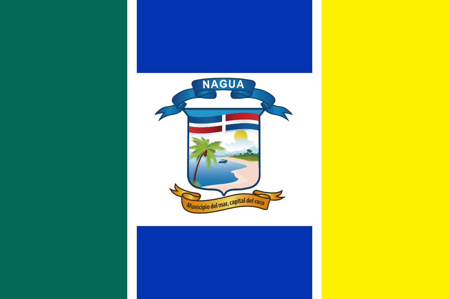 Flag of Nagua, Dominican Republic