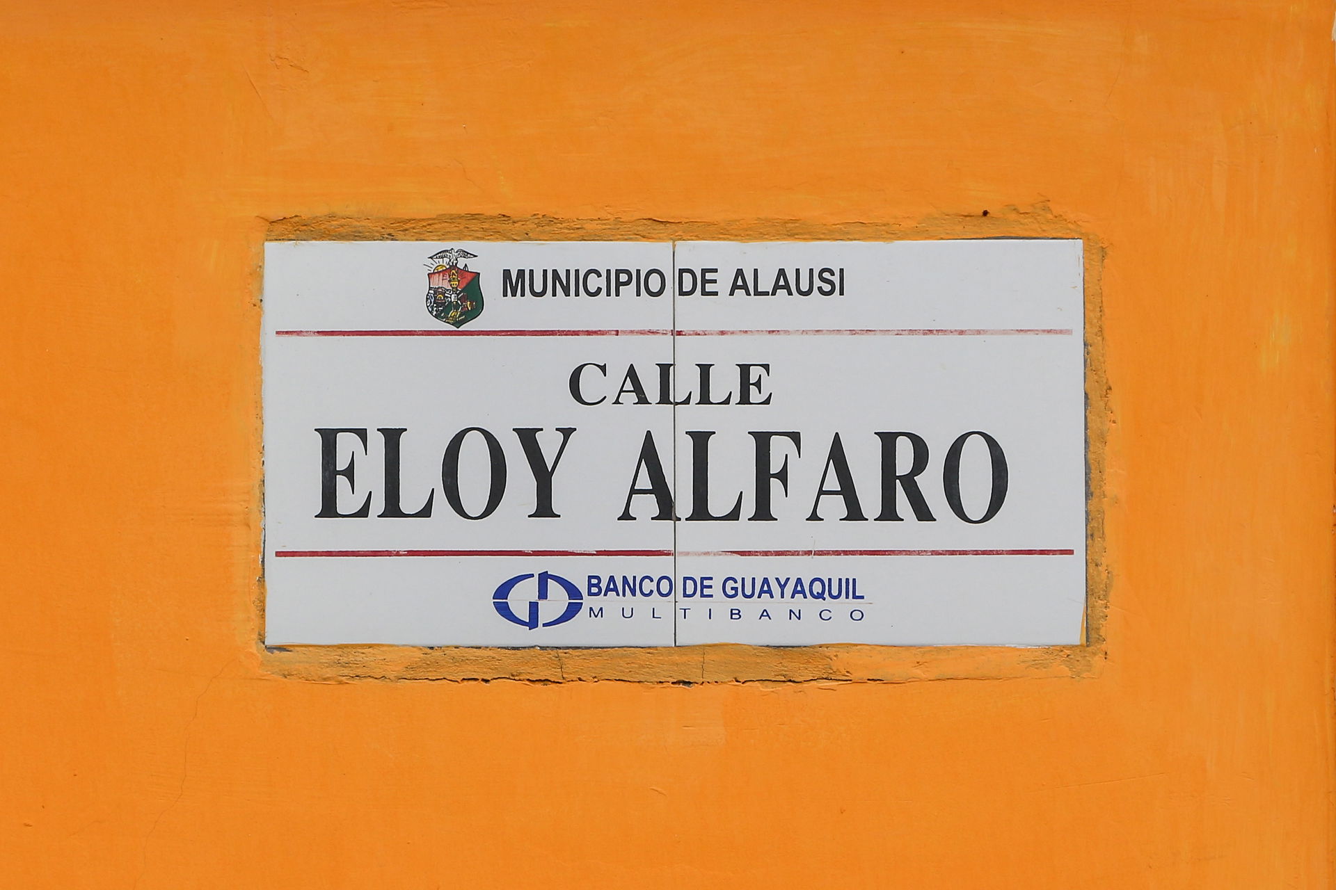 Eloy Alfaro street, Alausí, Ecuador