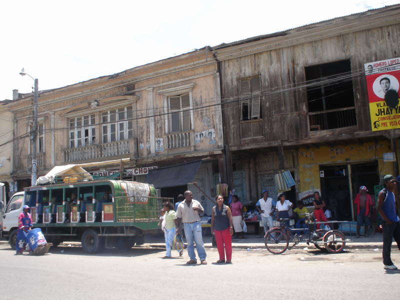 Street Scene in Esmeraldas City, Ecuador