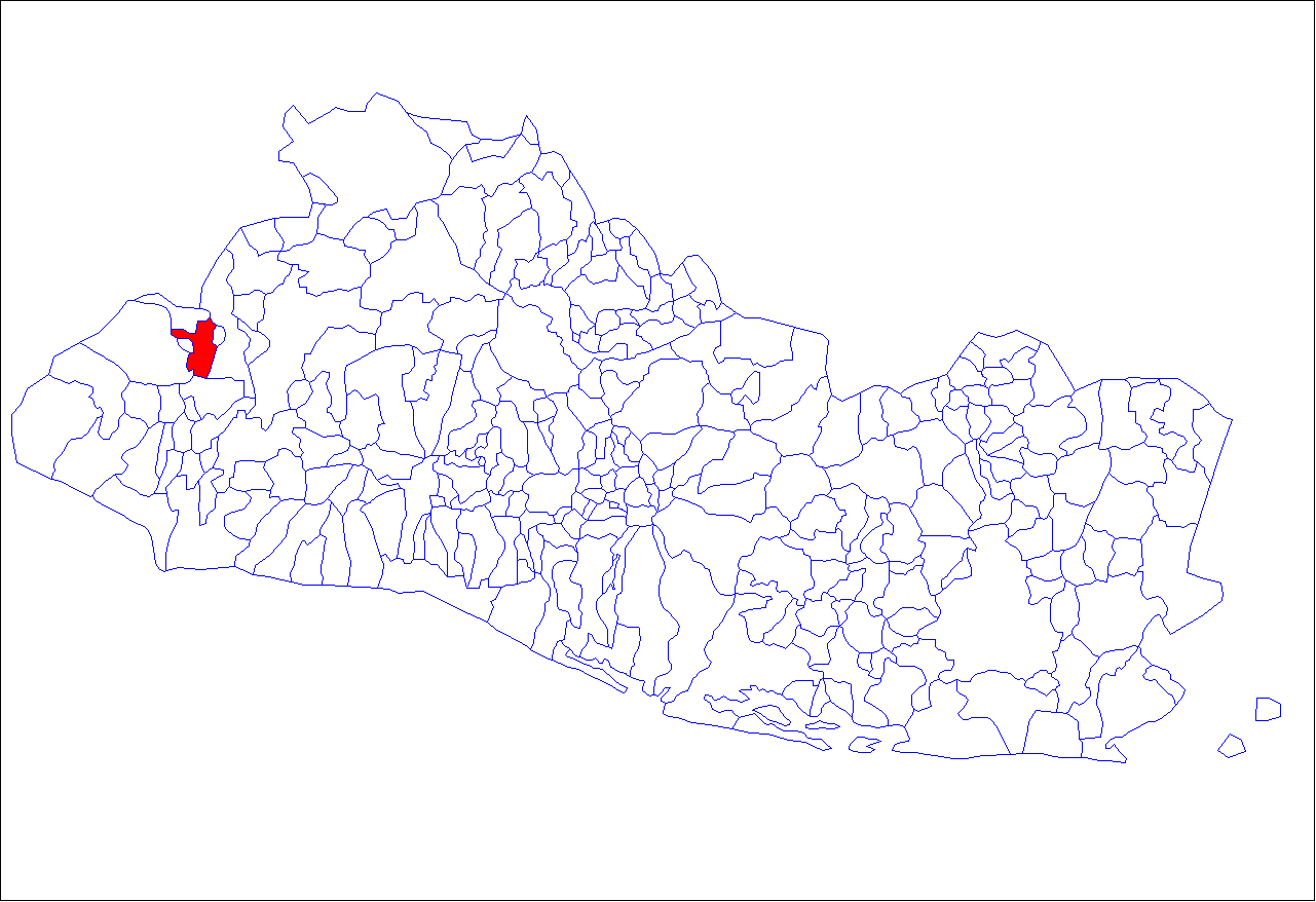 Ubicación de Atiquizaya en El Salvador