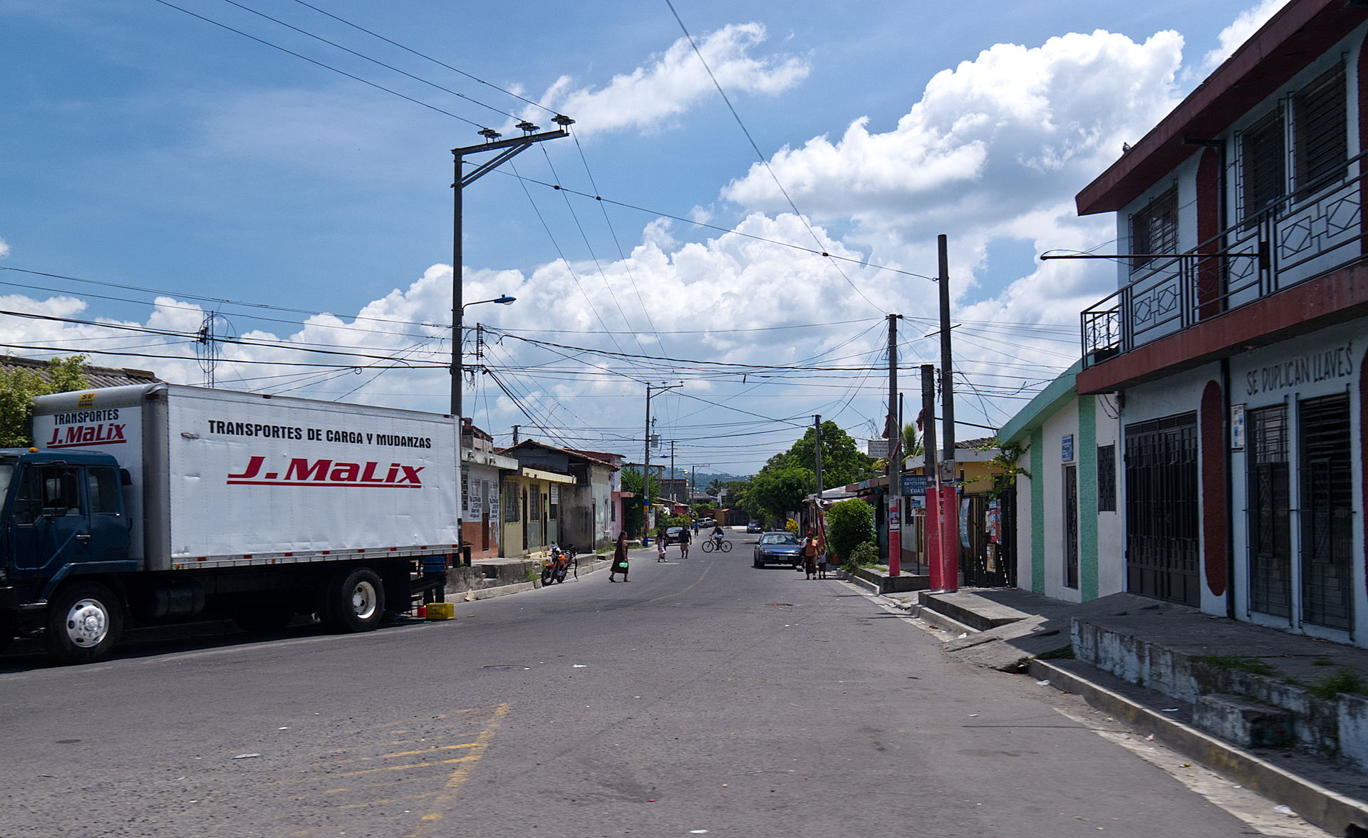 Street in Ilopango, El Salvador