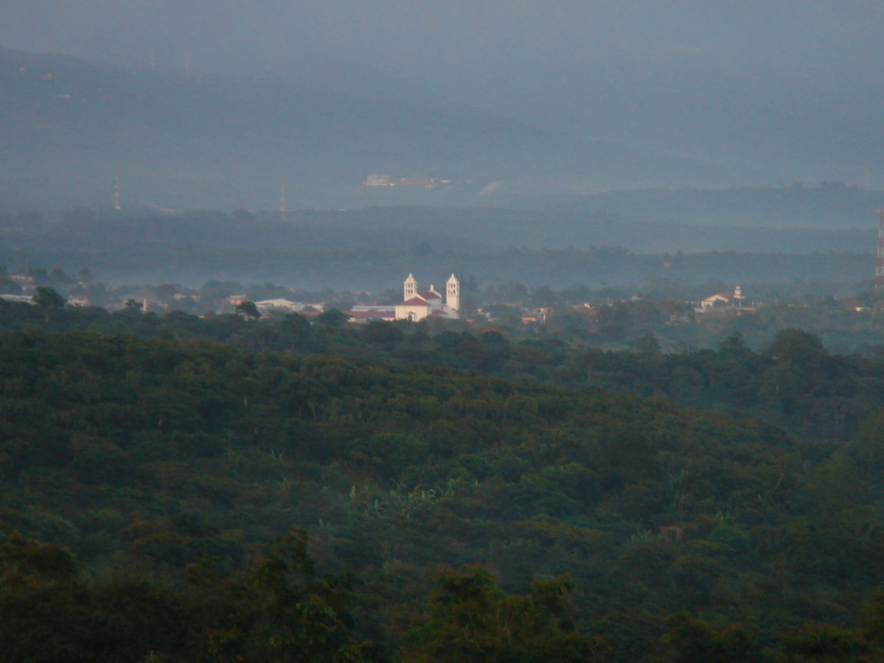 Vista de Juayúa, El Salvador