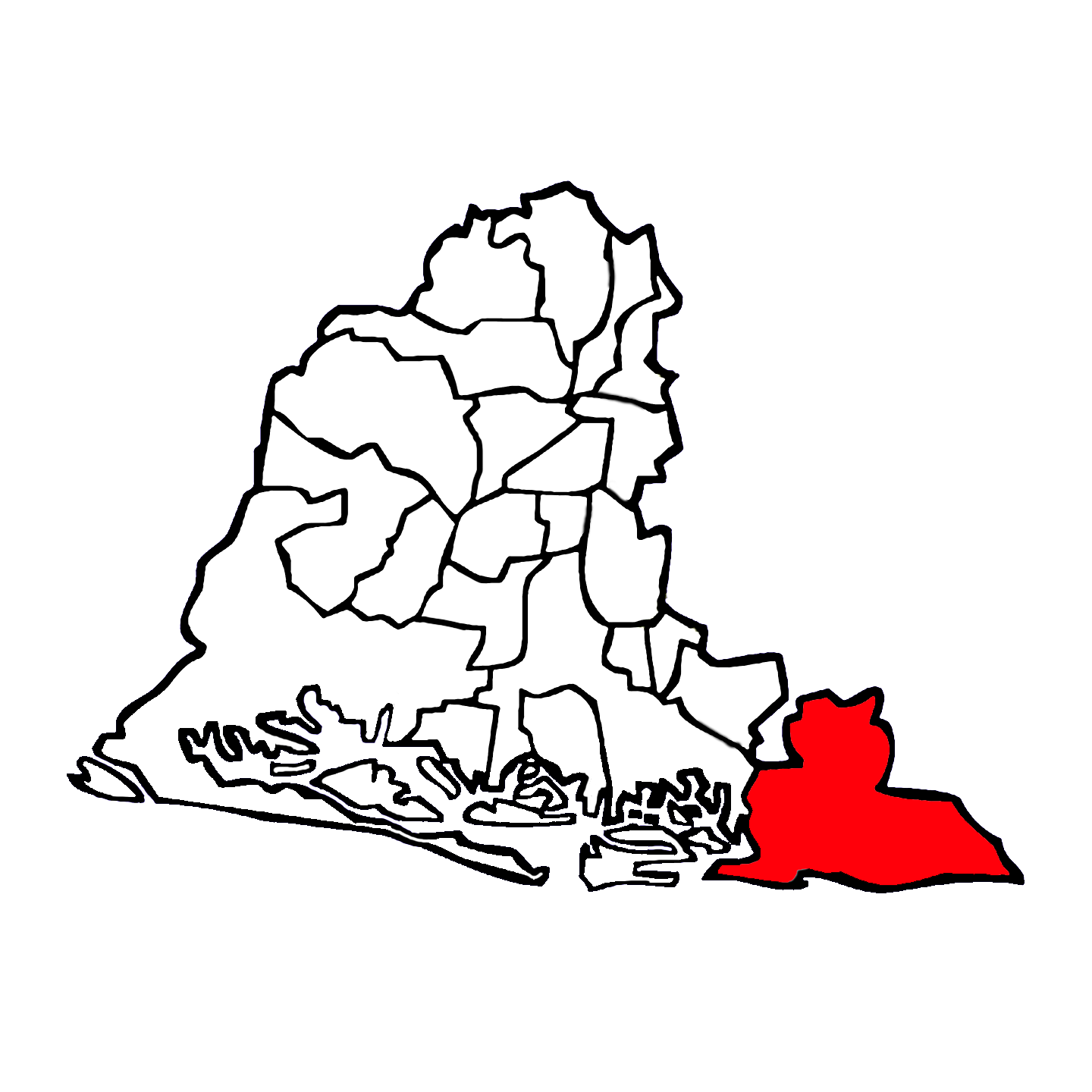 Mapa del municipio de Jucuarán, enfocando el departamento de Us…