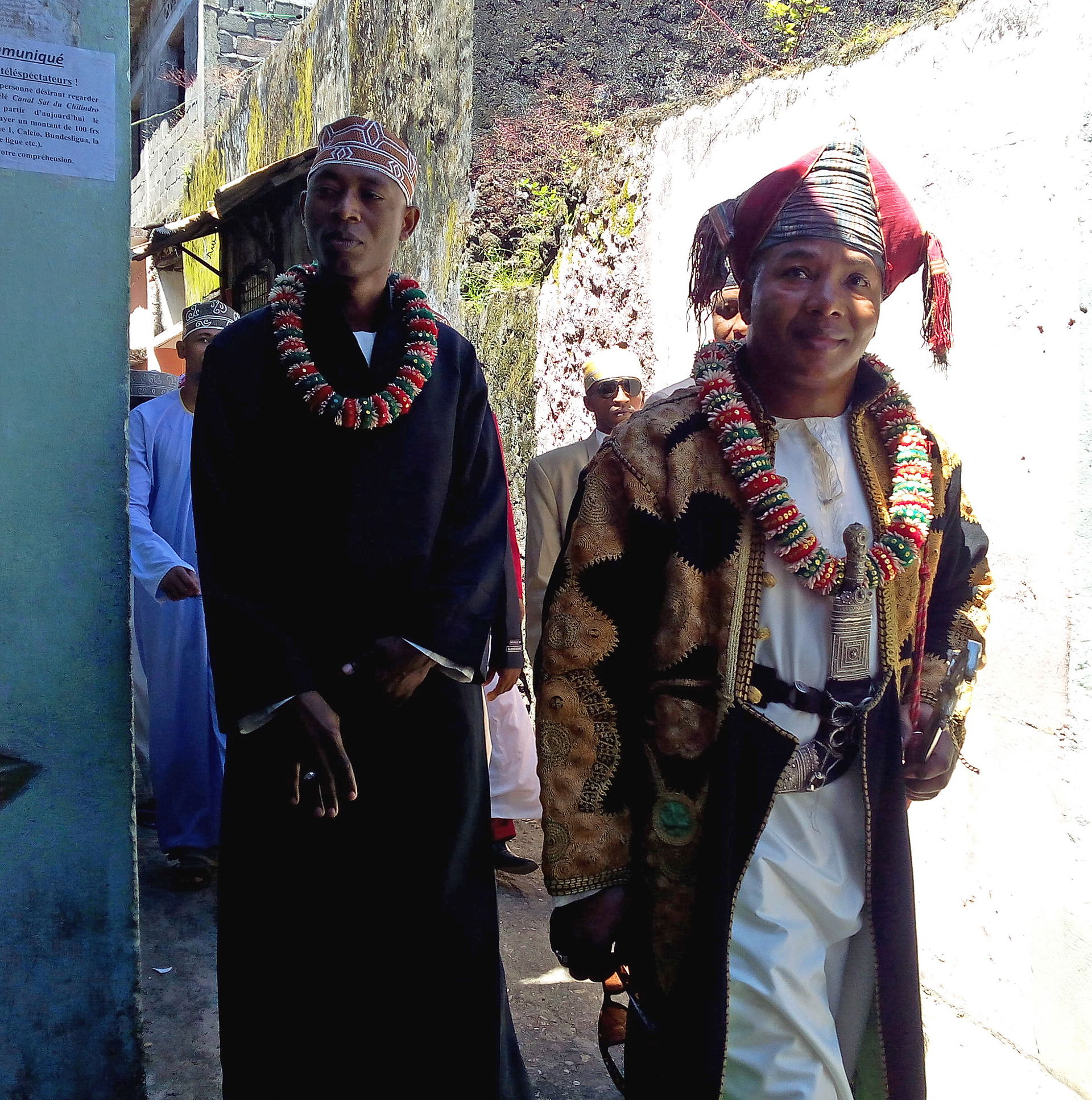 This is an image of Cultural Fashion or Adornment from