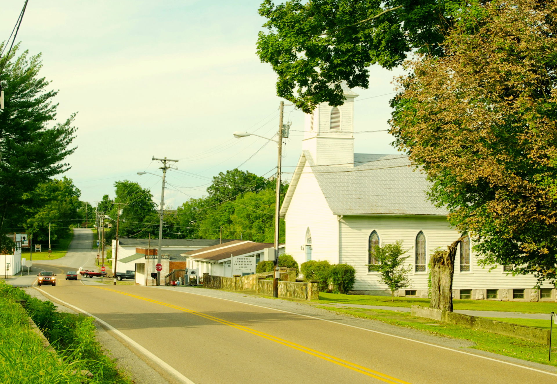 South Main Street (Tennessee State Route 108) in Whitwell, Tenn…