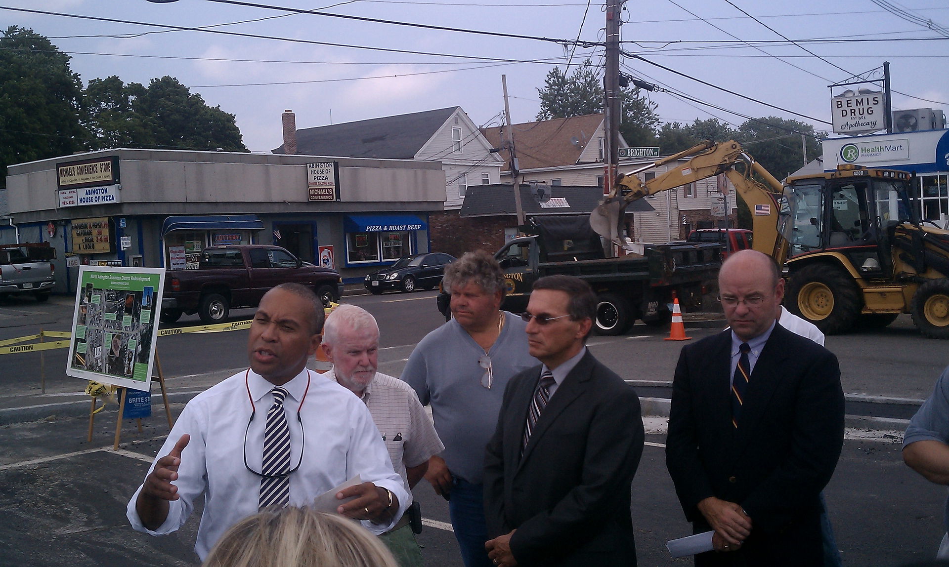 Governor Deval Patrick today joined local leaders in Abington t…