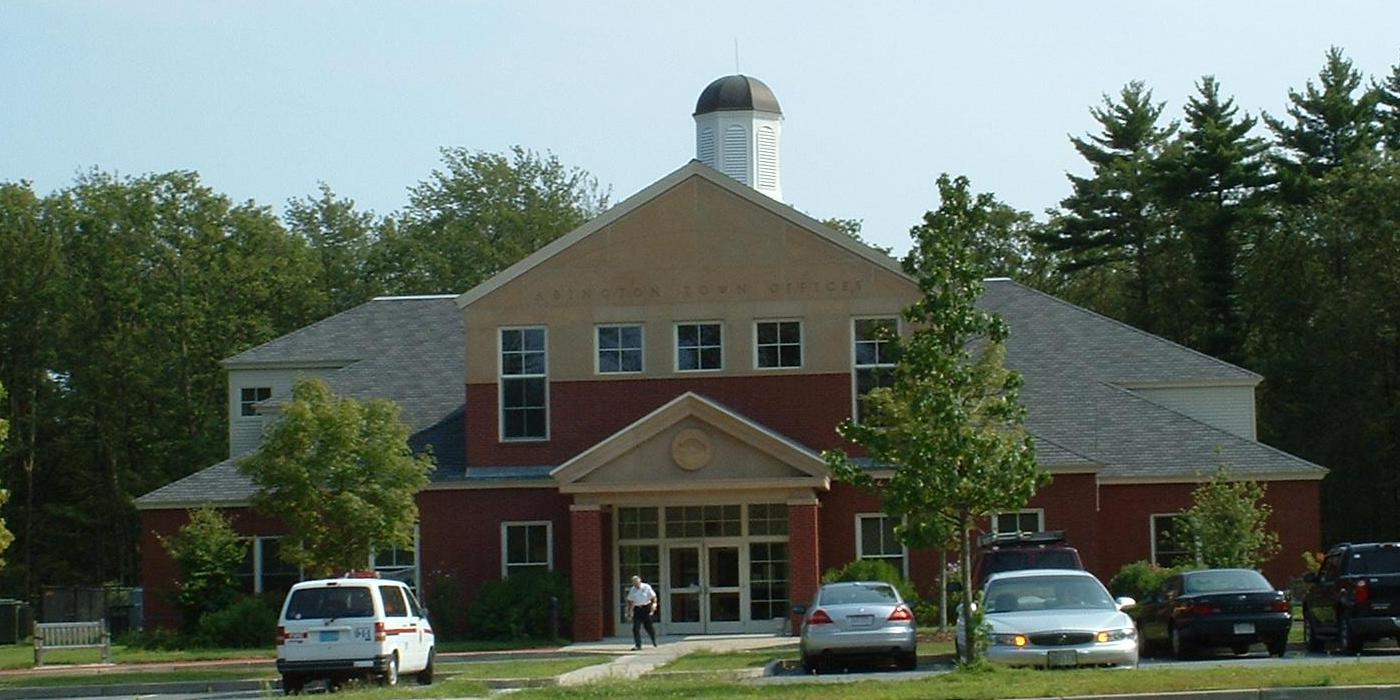 Abington Town Hall, Abington, Massachusetts.