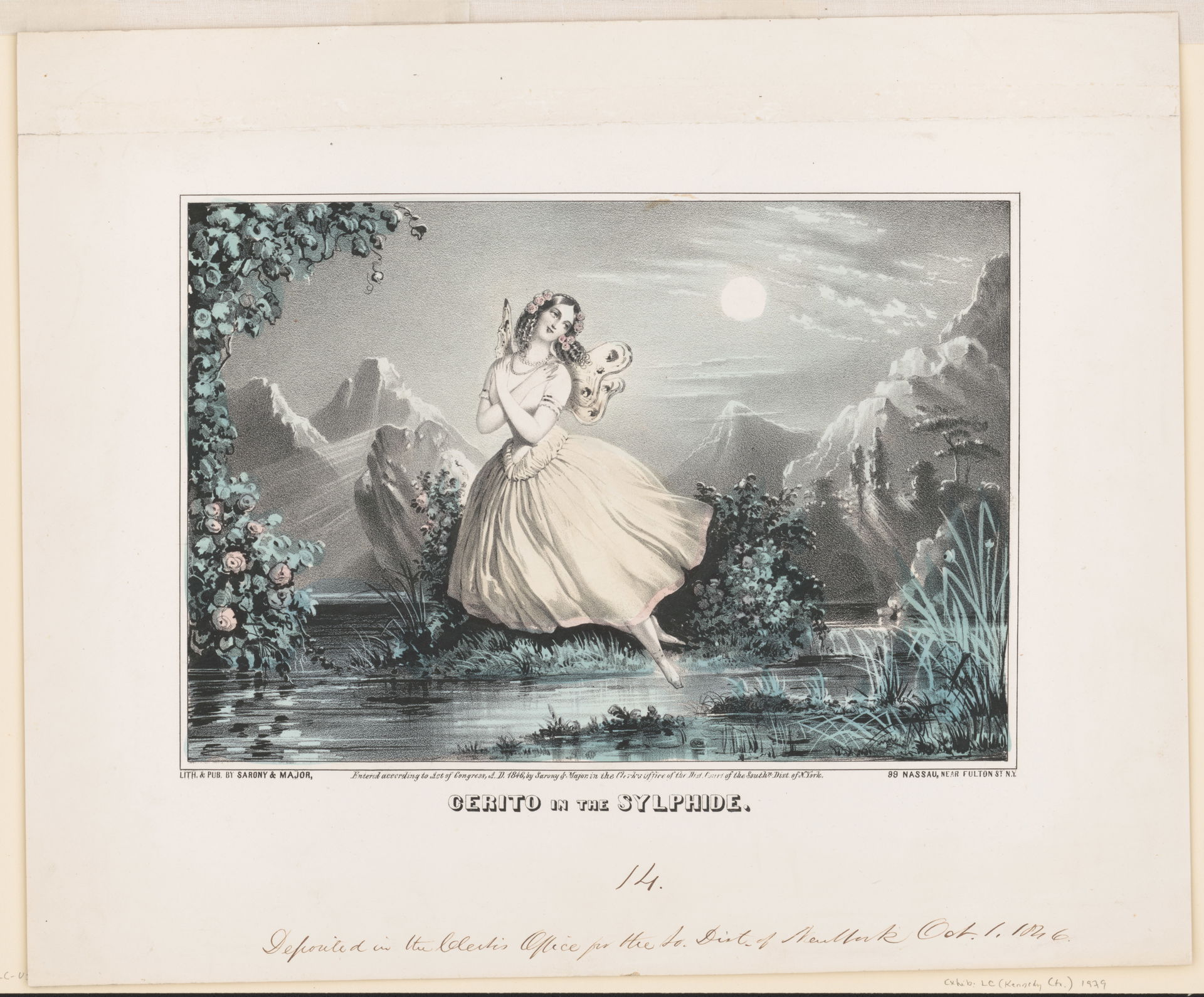 Title: Cerito in the sylphide
Physical description: 1 print.
N…