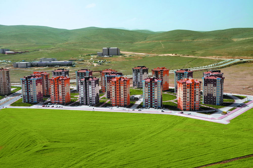 A social housing development outside of Konya, Turkey