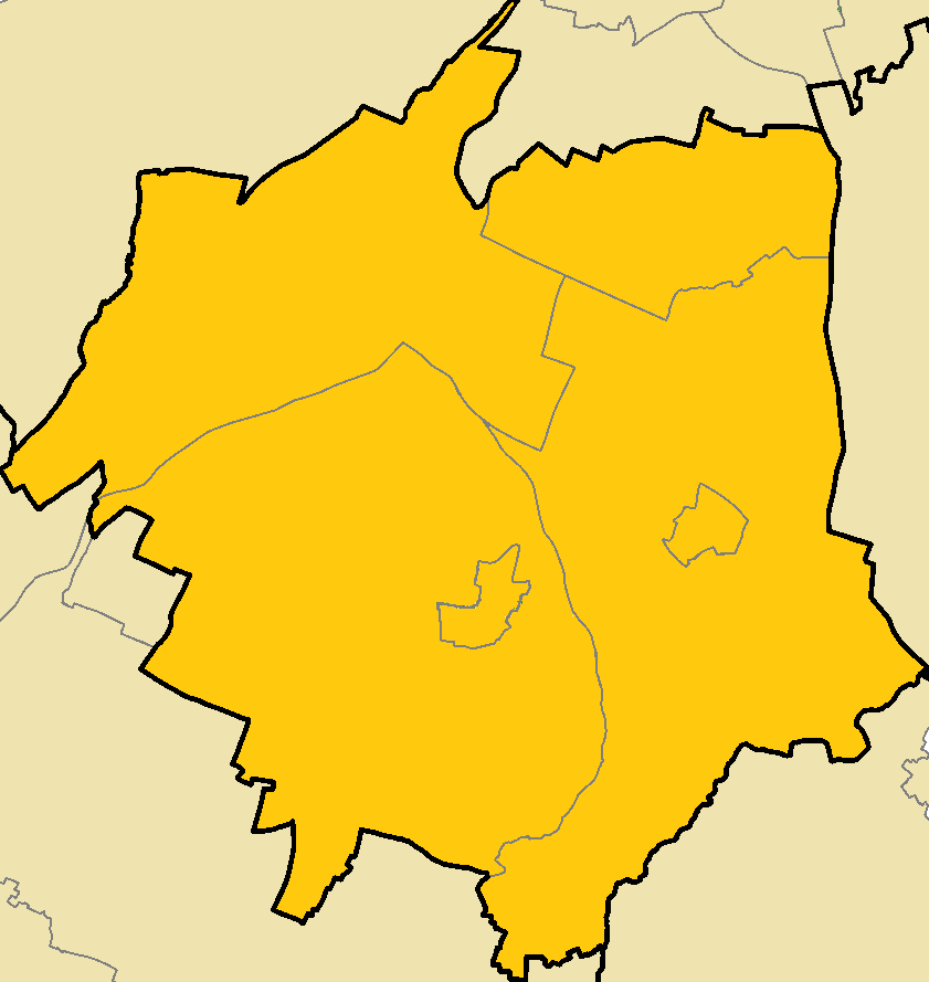 Strovolos Municipality with quarters.