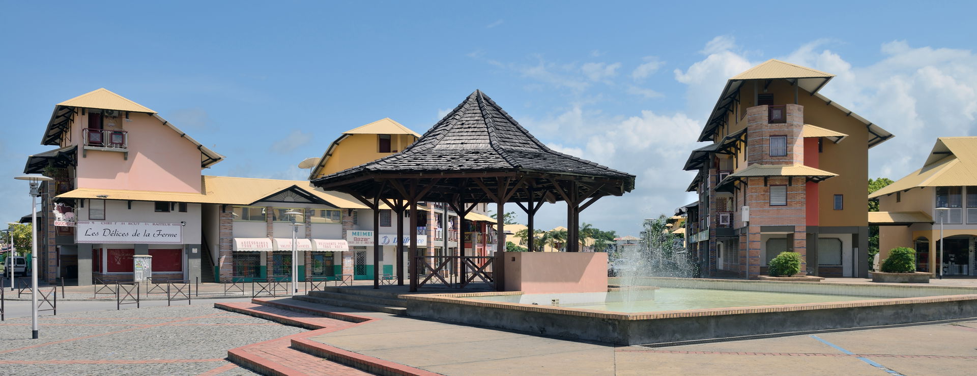 City centre of Kourou, French Guiana.