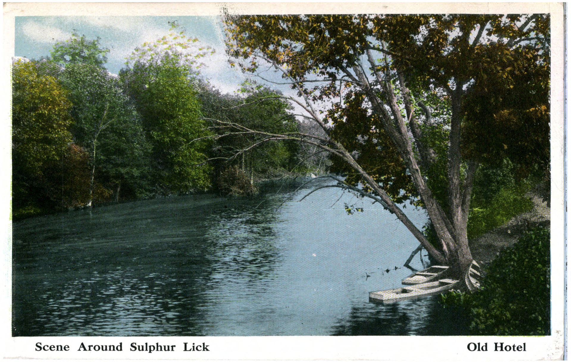River scene around Sulphur Lick, Chillicothe, Ohio.