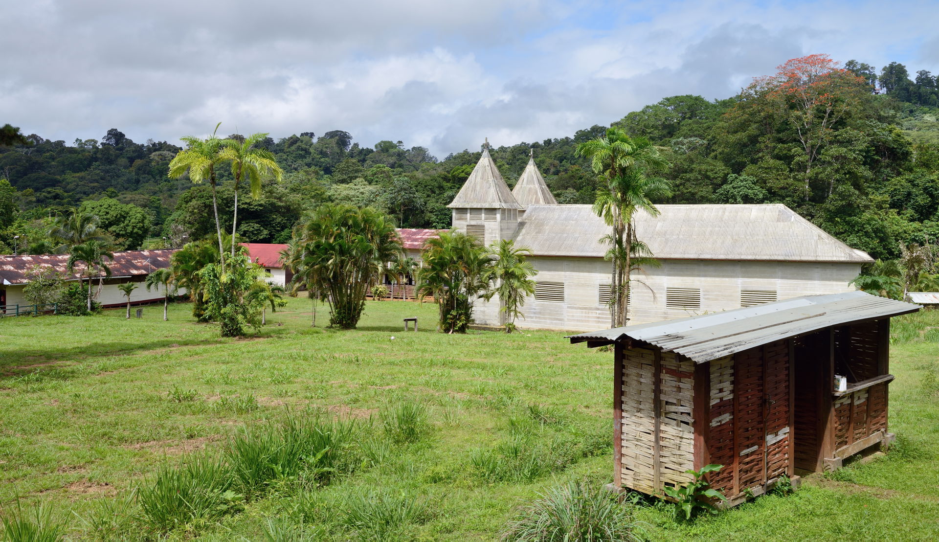 Central place at Saül, French Guiana.
