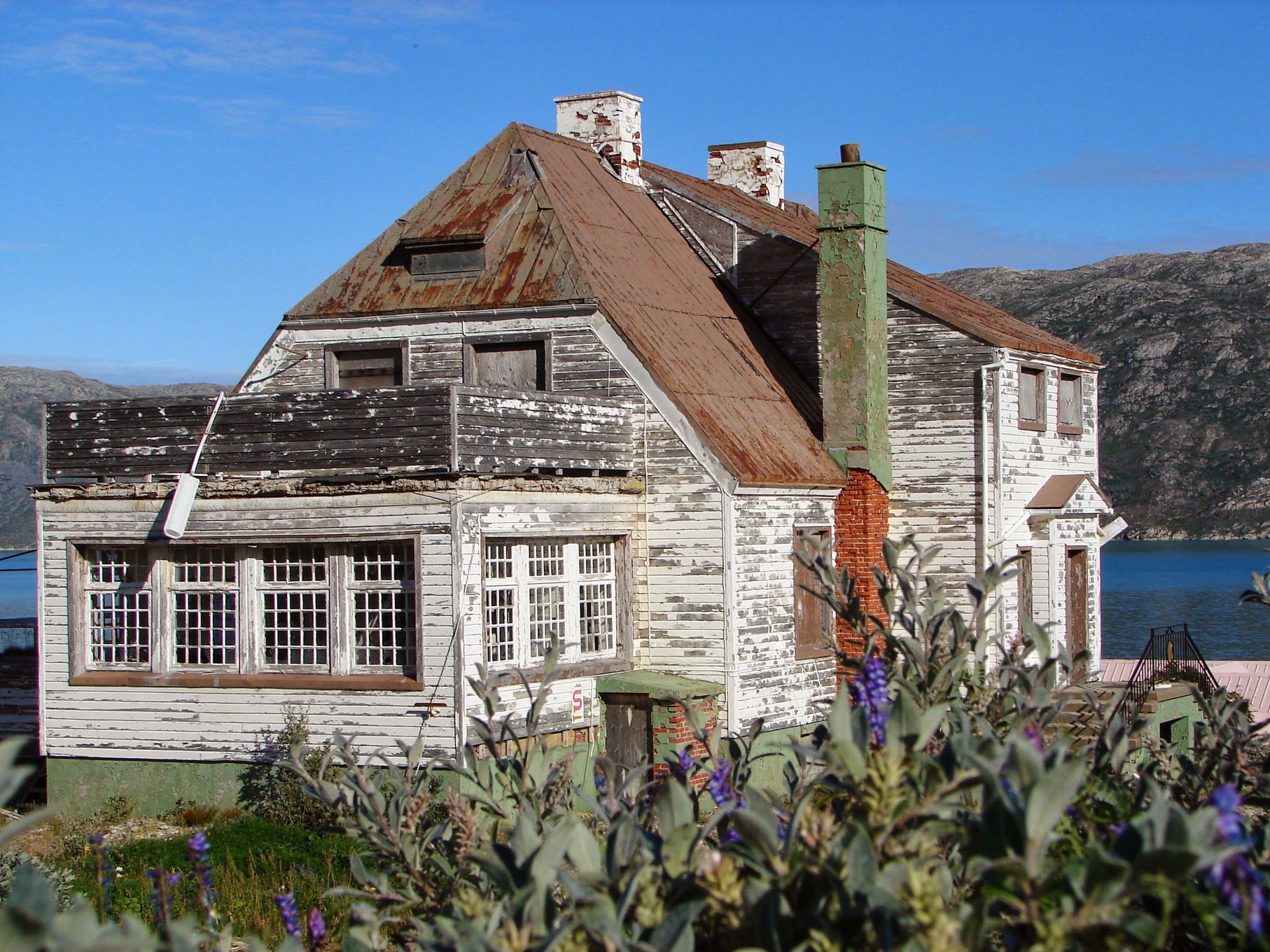 Forladt hus i minebyen