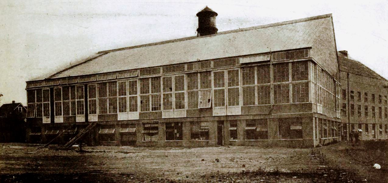 Rear view of the Selznick studio in Fort Lee, New Jersey, on pa…