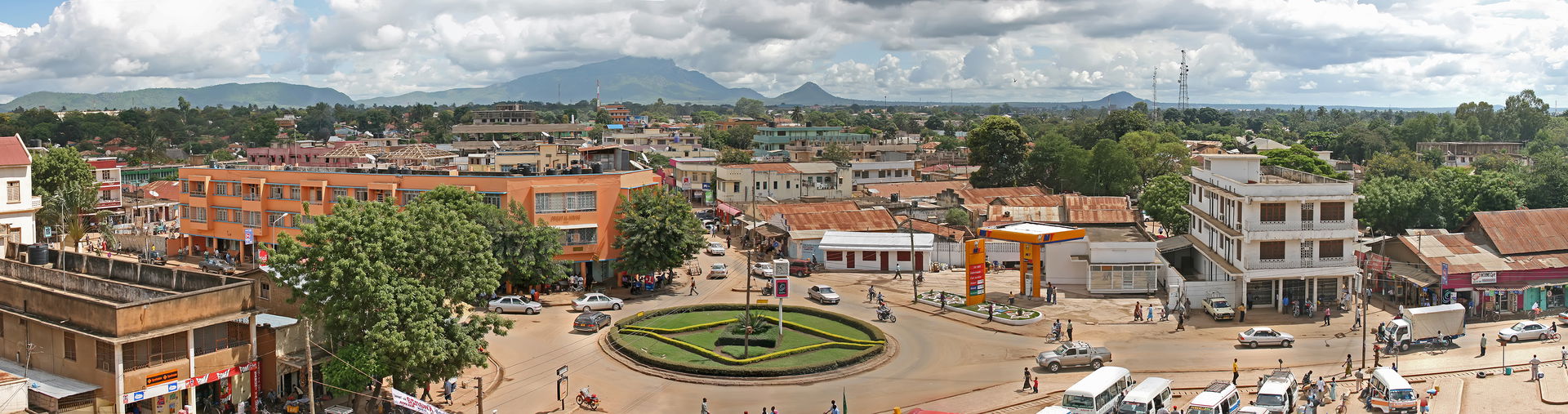 A panorama of Morogoro Town, looking north, and showing the tow…