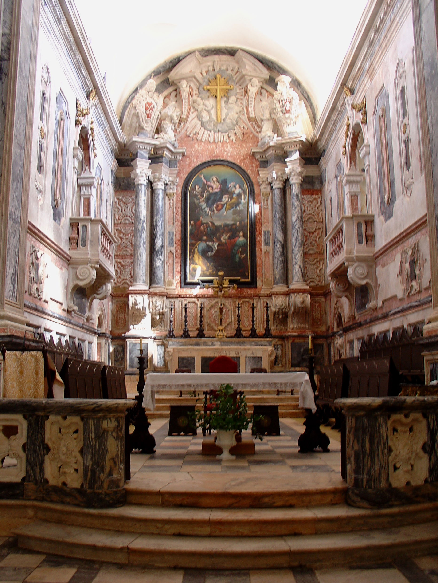 Sé de Elvas (antiga) - capela-mor; data: 1734; autoria: José Fr…
