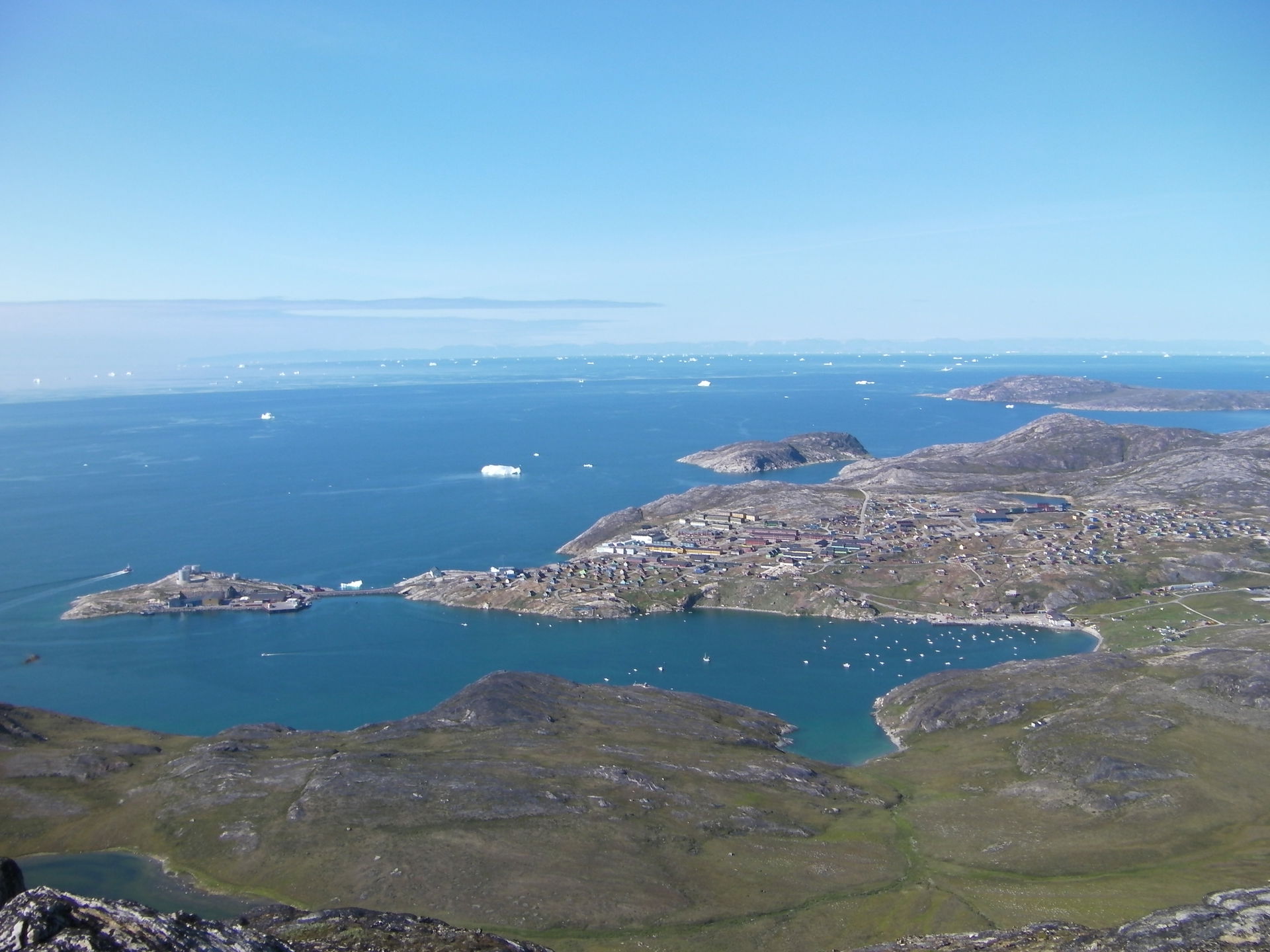 Qasigiannguit seen from south