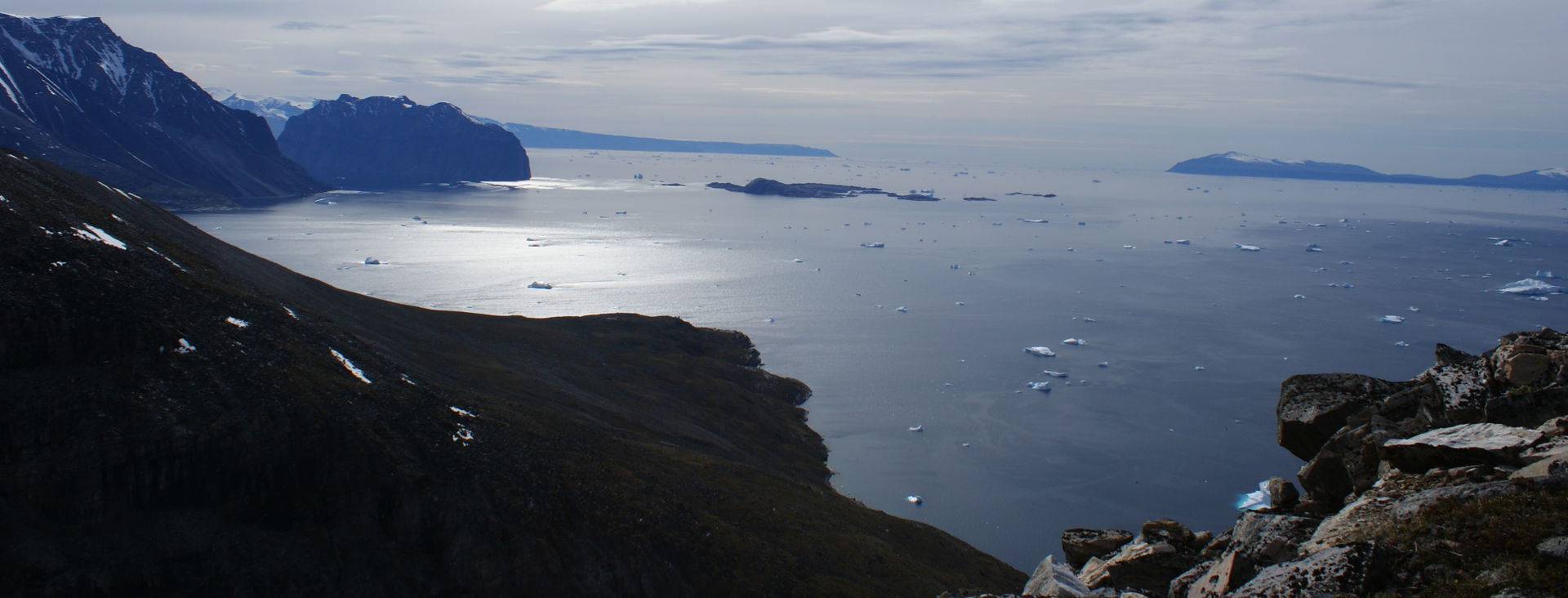 Northeastern Uummannaq Fjord from a summit on Ukkusissat Penins…