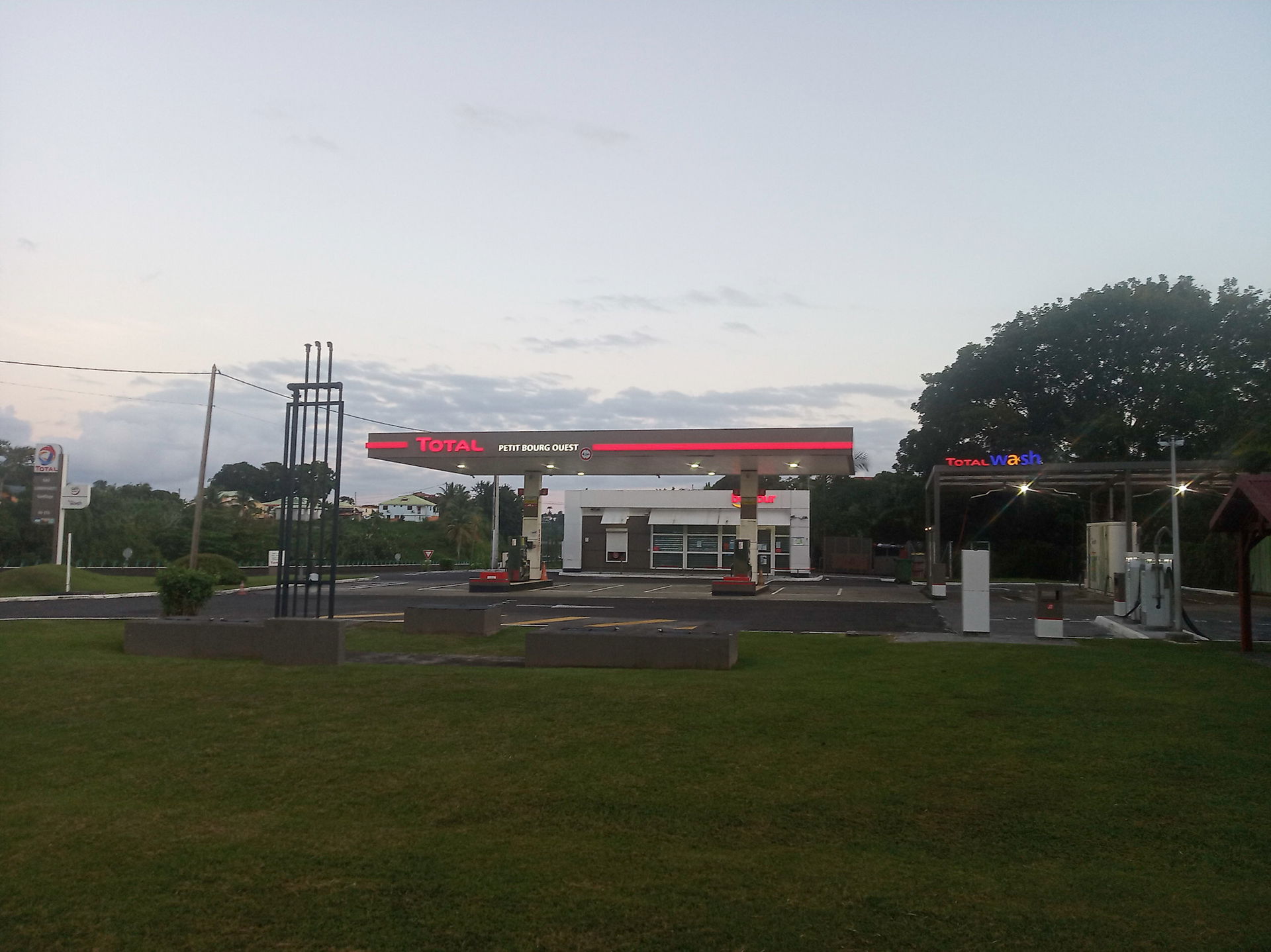 Service station in Guadeloupe