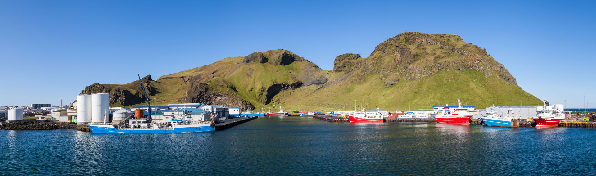 Vestmannaeyjar harbour, Heimaey, Westman Islands, Suðurland, Ic…