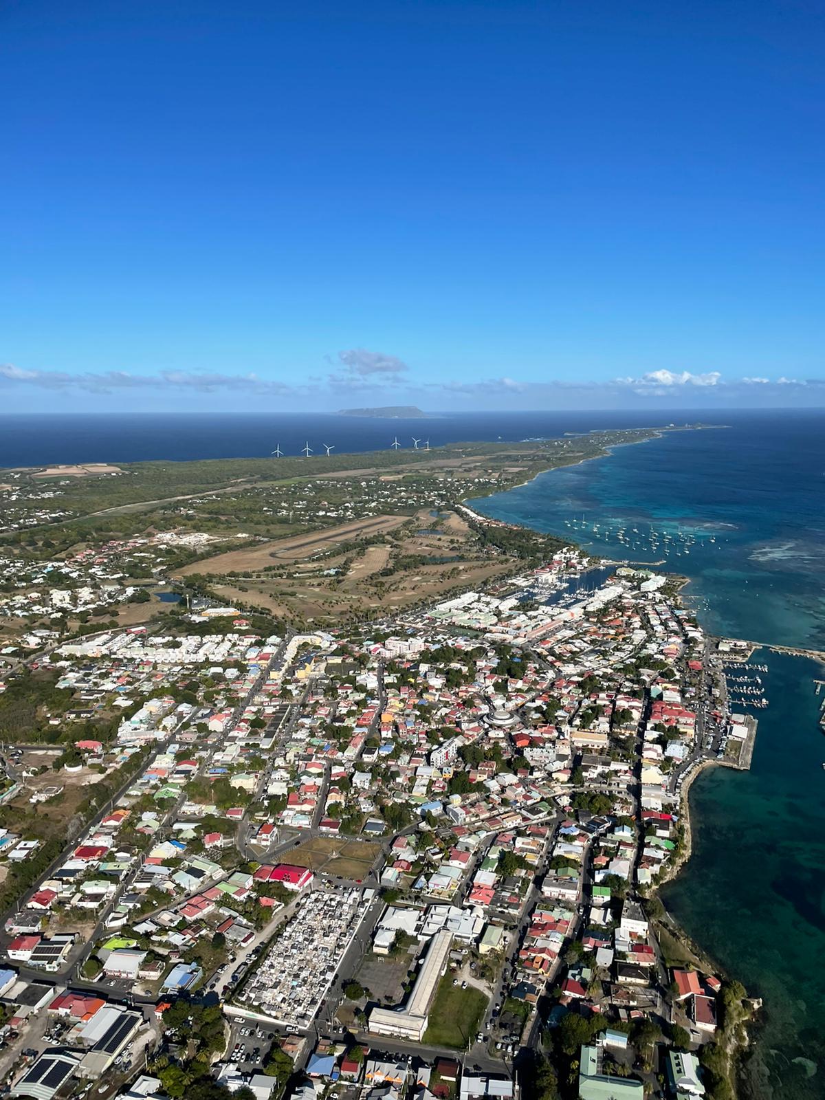 Saint-François vue du ciel