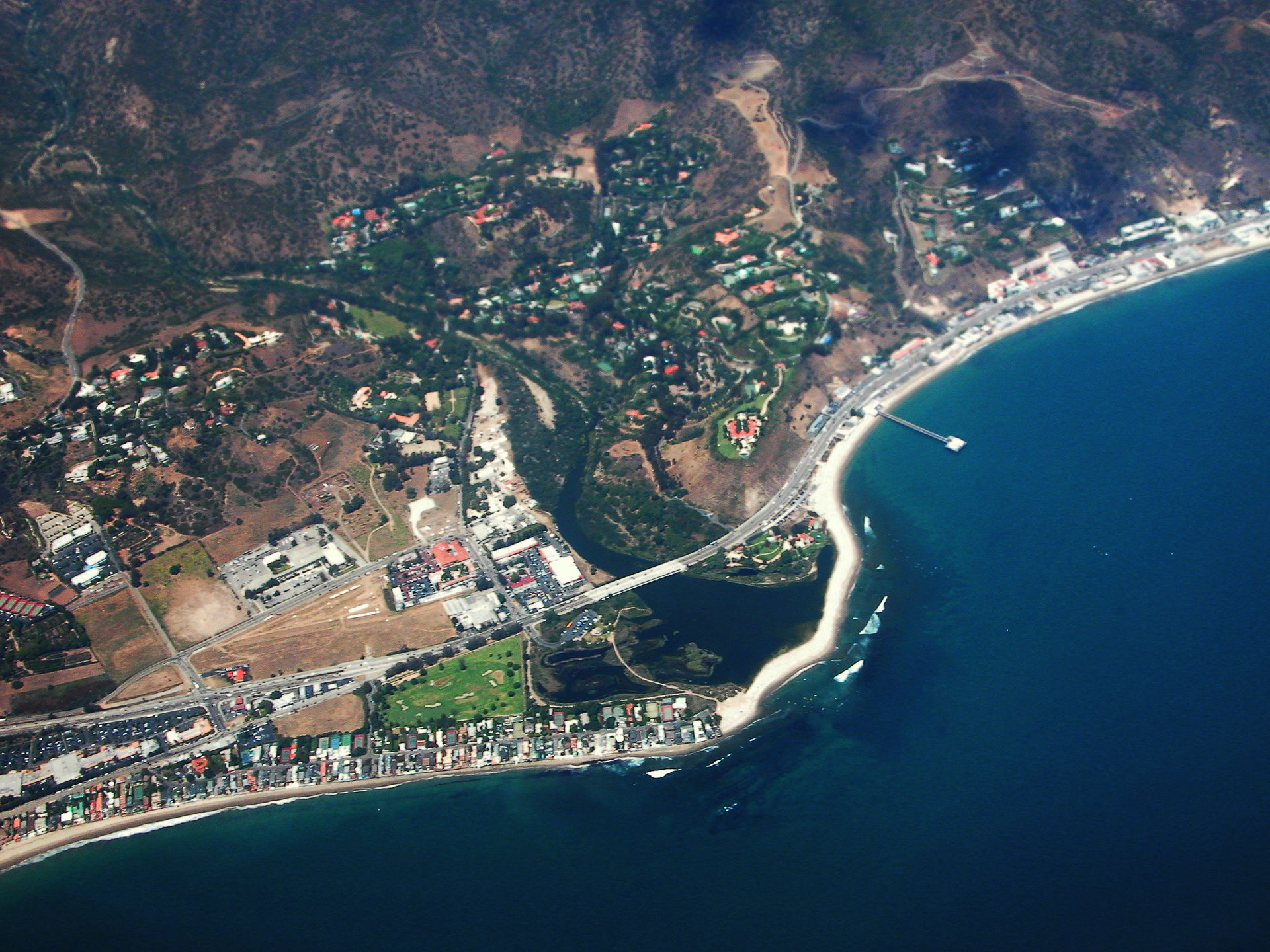 Downtown Malibu. The Colony is on the left. Central is Malibu L…