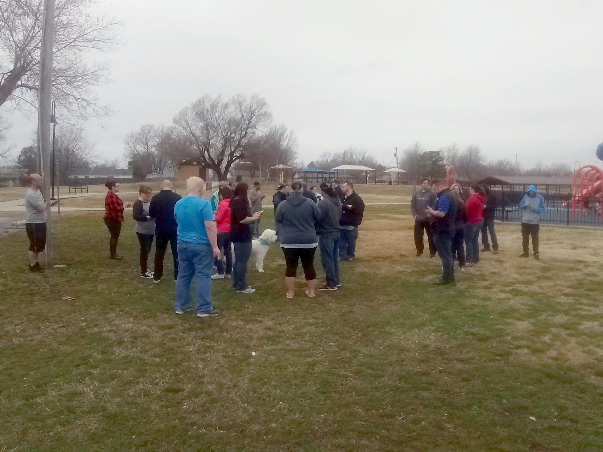 Tuesday evening Pokemon Go Ex-Raid at Rayola Park in Owasso, OK