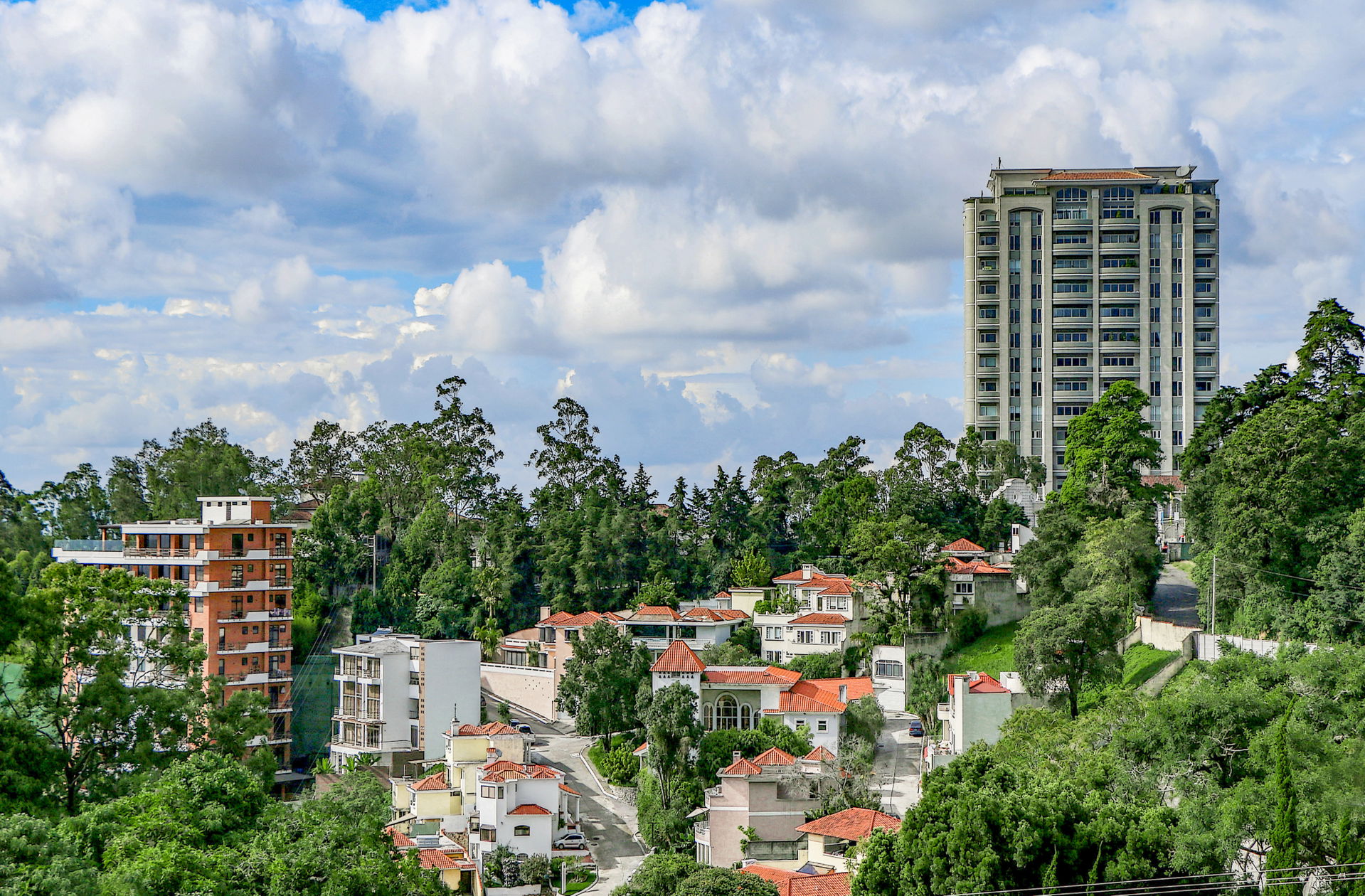 Torre Real & Houses in Santa Catarina Pinula, Guatemala