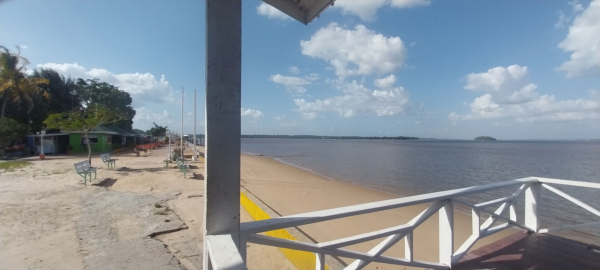 Recently built boulevard waterfront