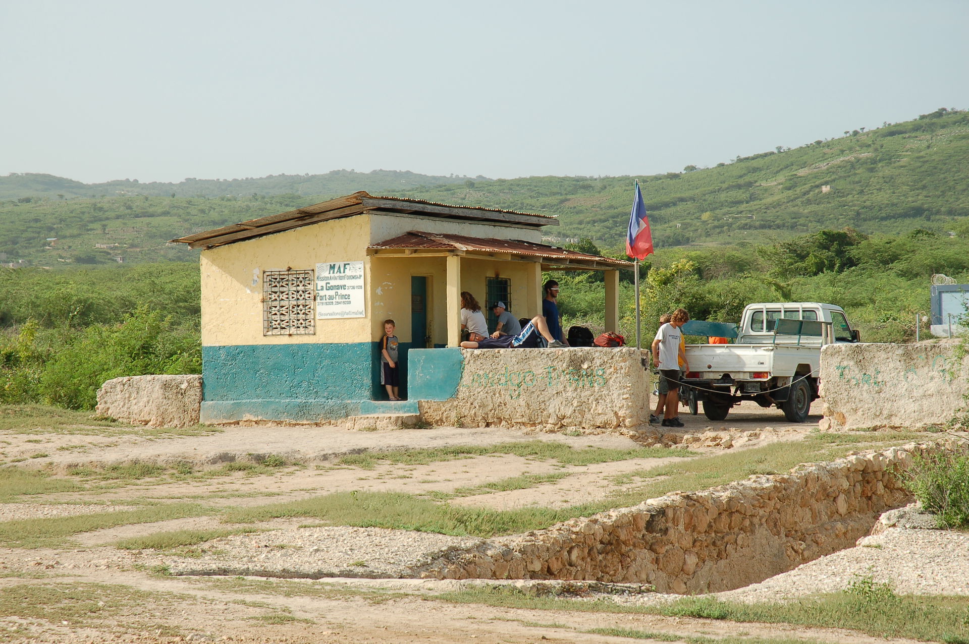 This is the only building at the La Gonave Airstrip in Anse à G…