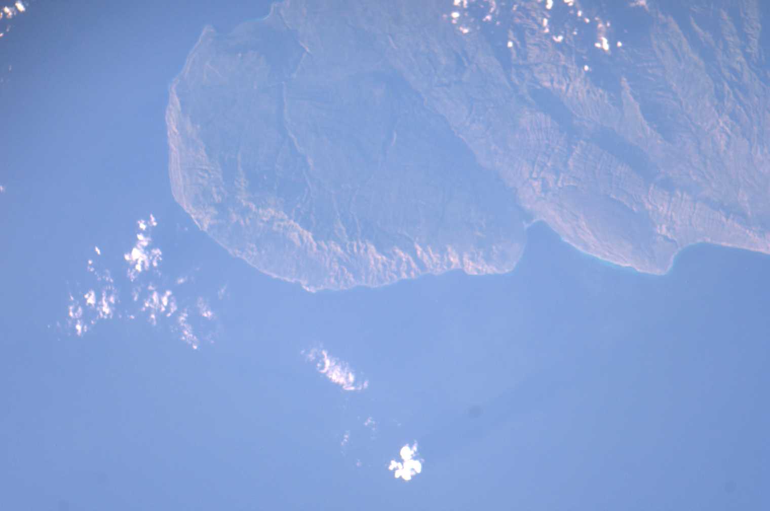 View of Haiti taken during ISS Expedition 12.