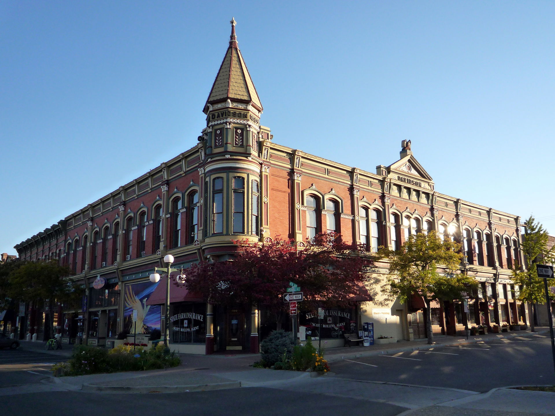 The historic Davidson Building, completed in 1890, Ellensburg, …