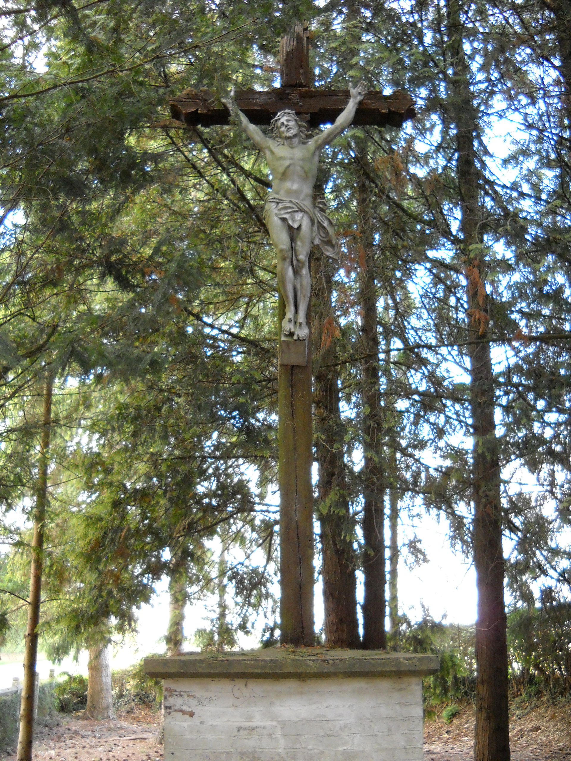 A calvary in Dame-Marie, Orne, France.