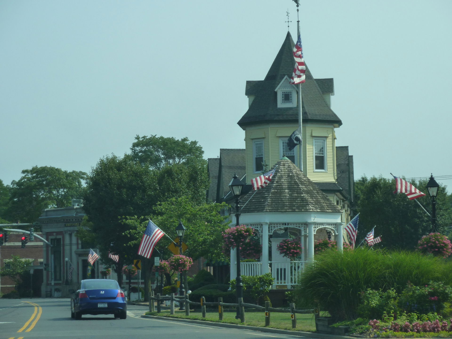 Downtown w:Amityville, New York