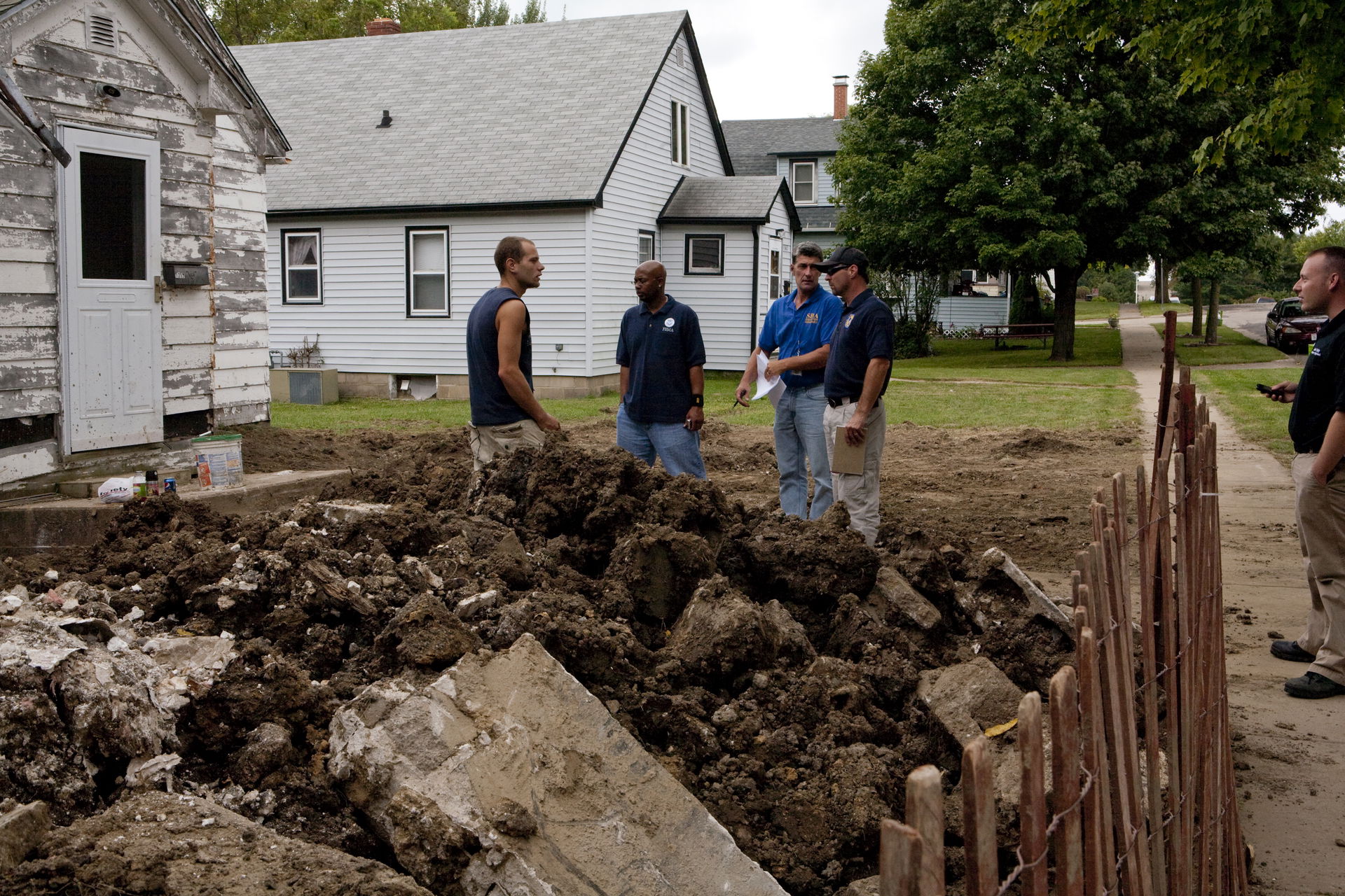 Fennimore, WI, August 30, 2010 -- Justin Childs, homeowner, spe…