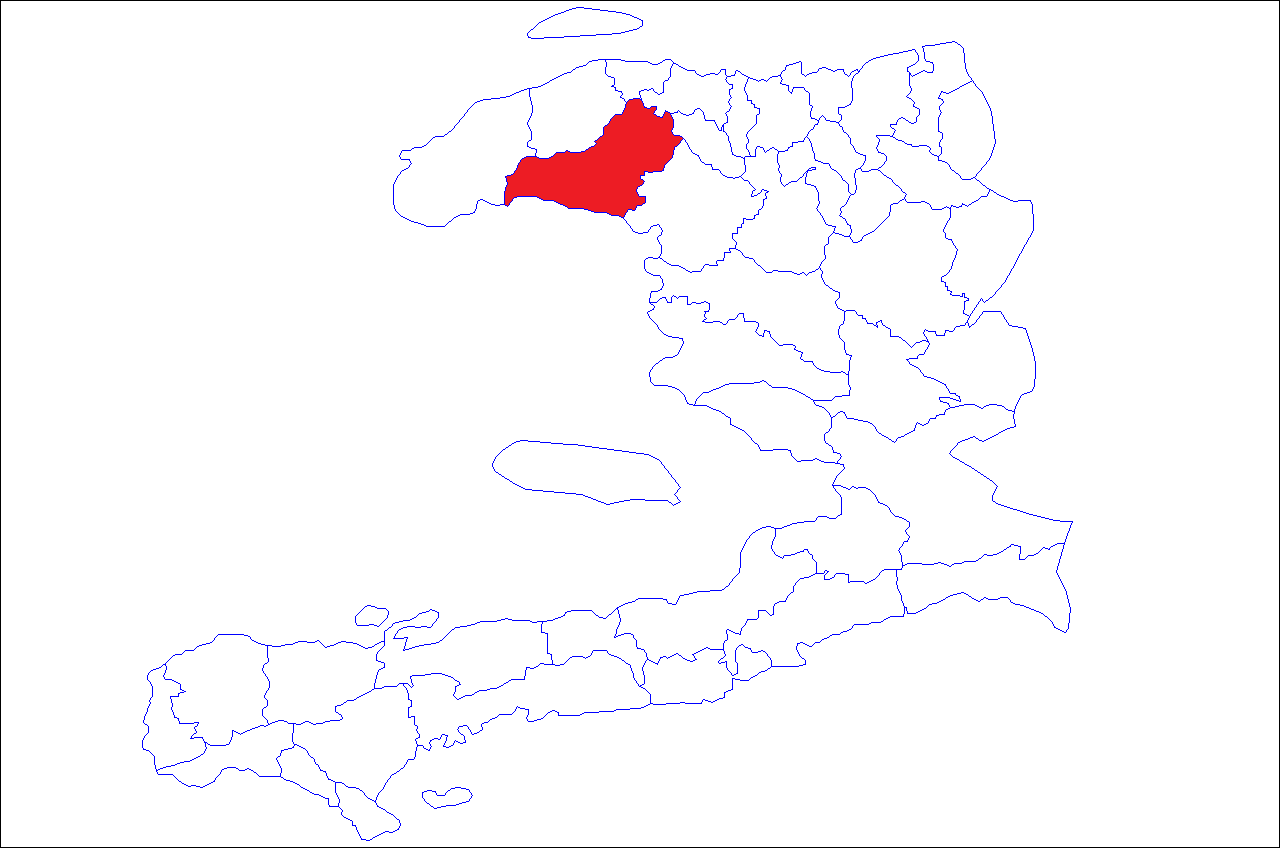 Lage des Arrondissement in Haiti