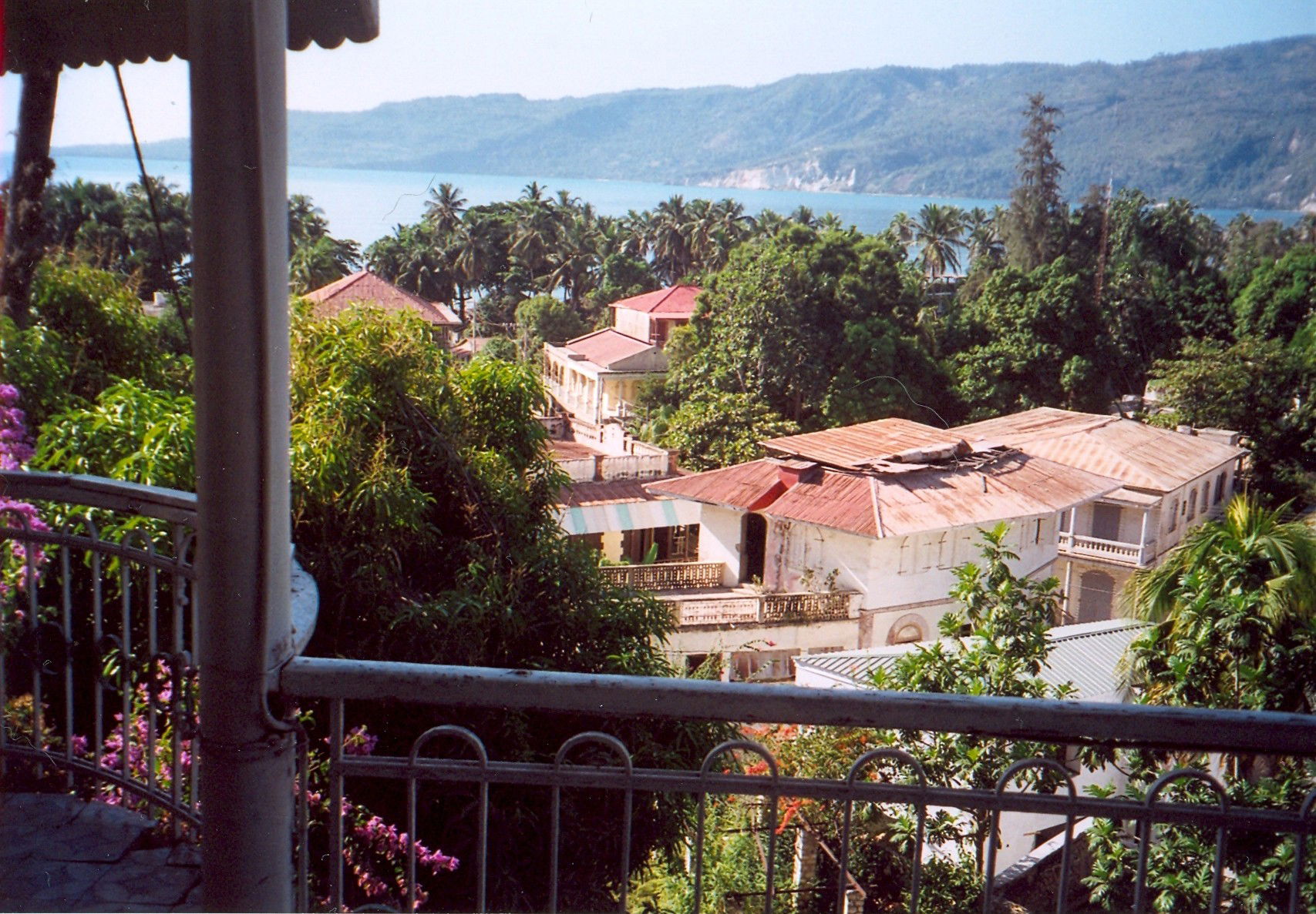 View of Jacmel and the bay, Haiti.