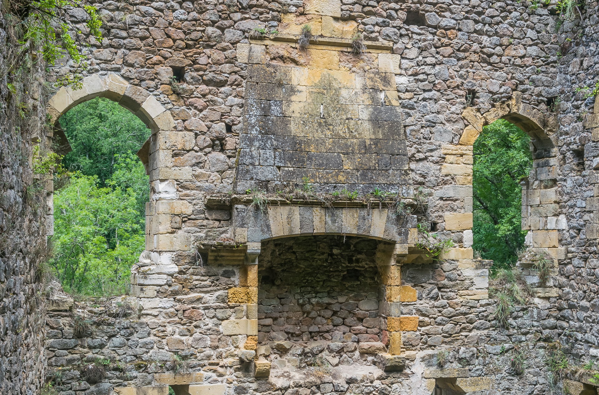 Ancien hôpital des Anglais, Peyrusse-le-Roc, Aveyron, France