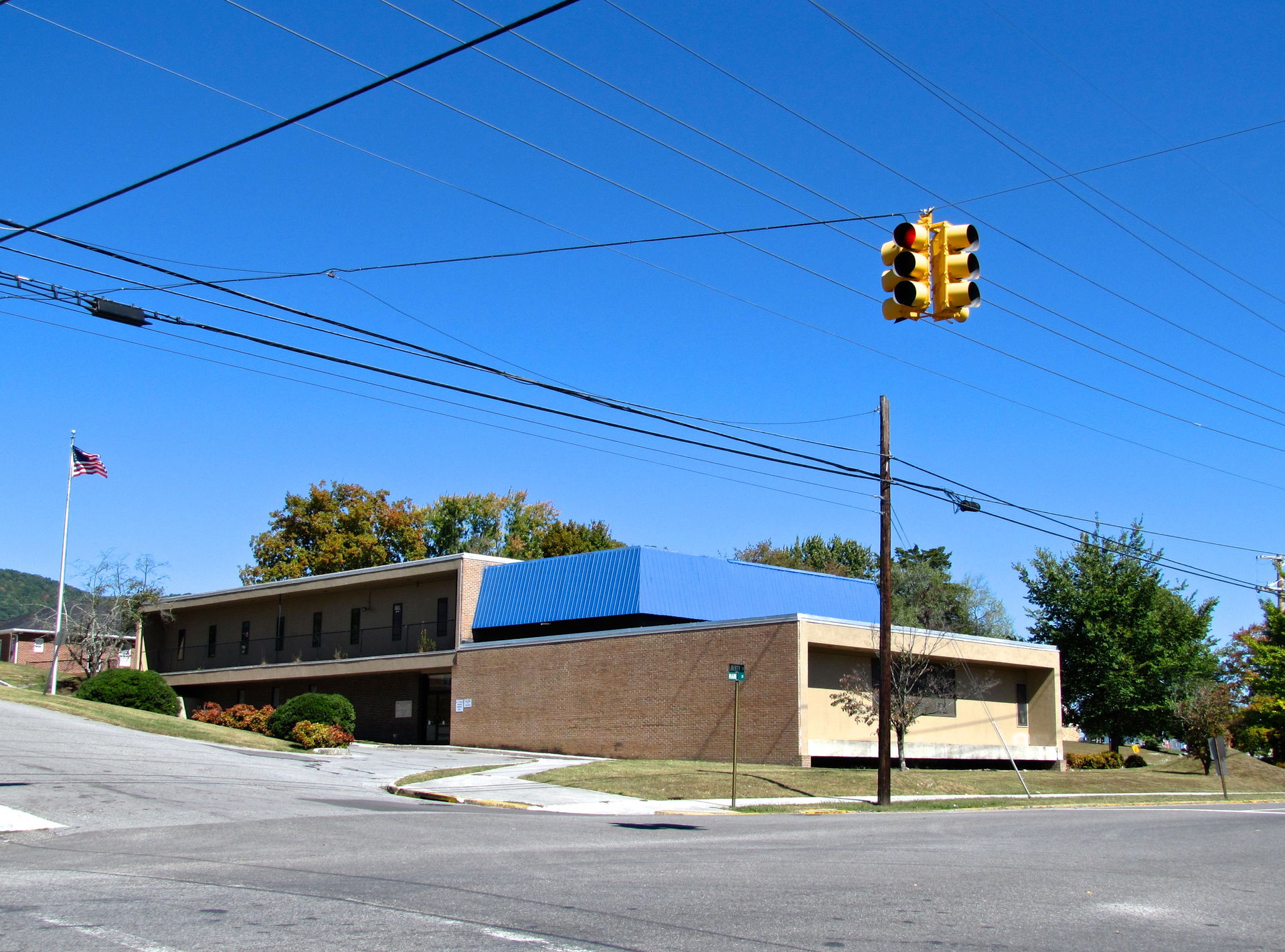 Post office in Jacksboro, Tennessee, United States.