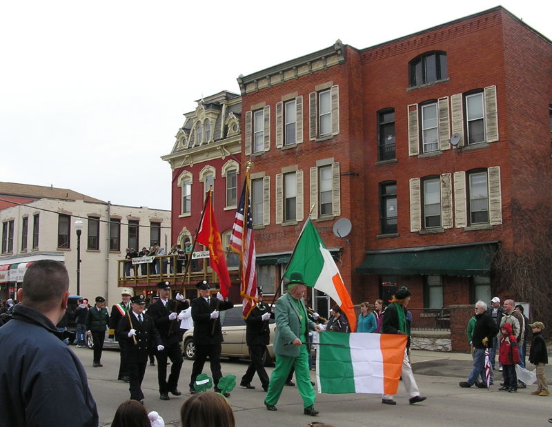 The 2011 St. Patrick's Day Parade in Hornell, New York
