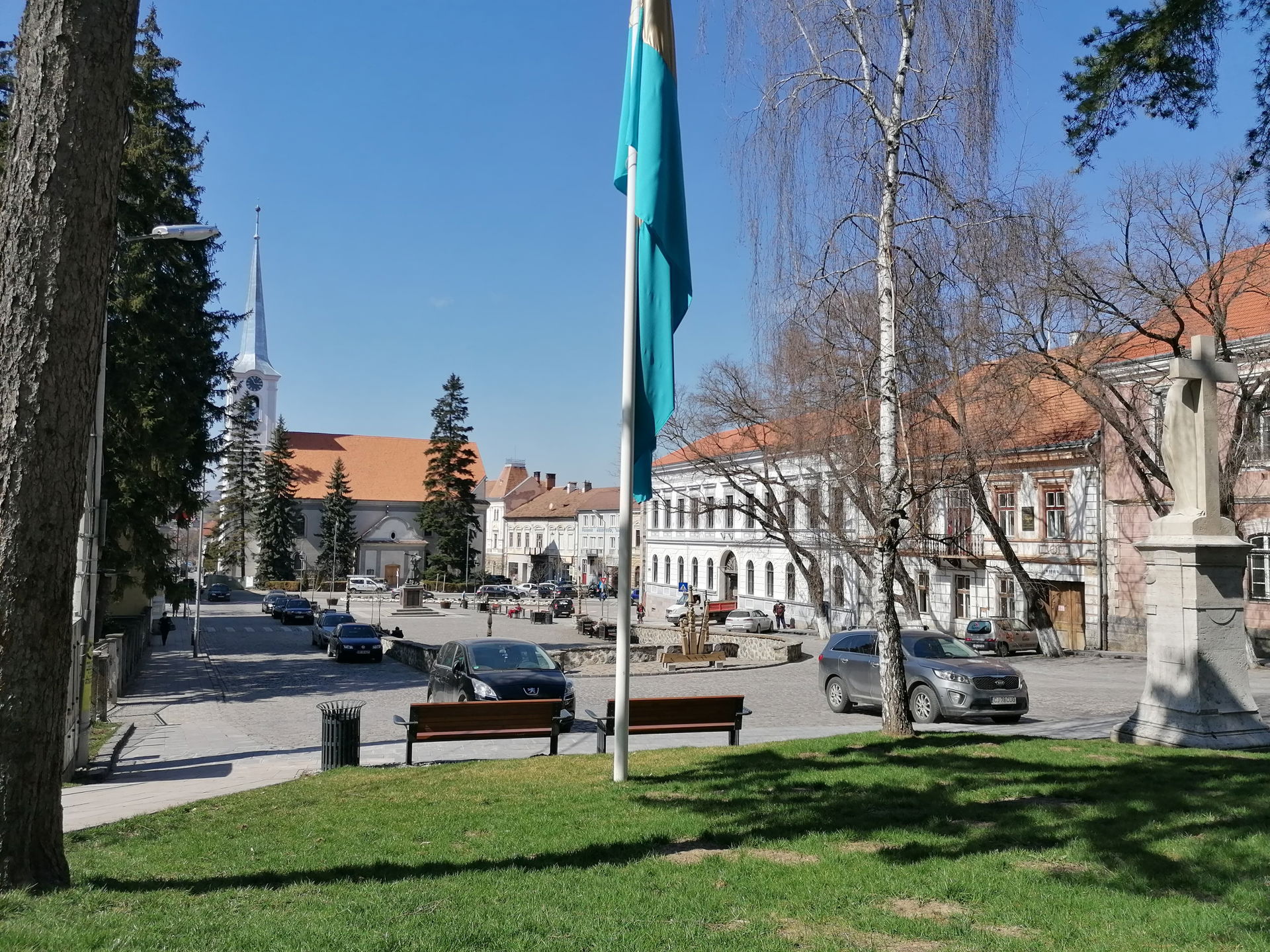 Márton Áron Square is the main square of the town of Odorheiu S…