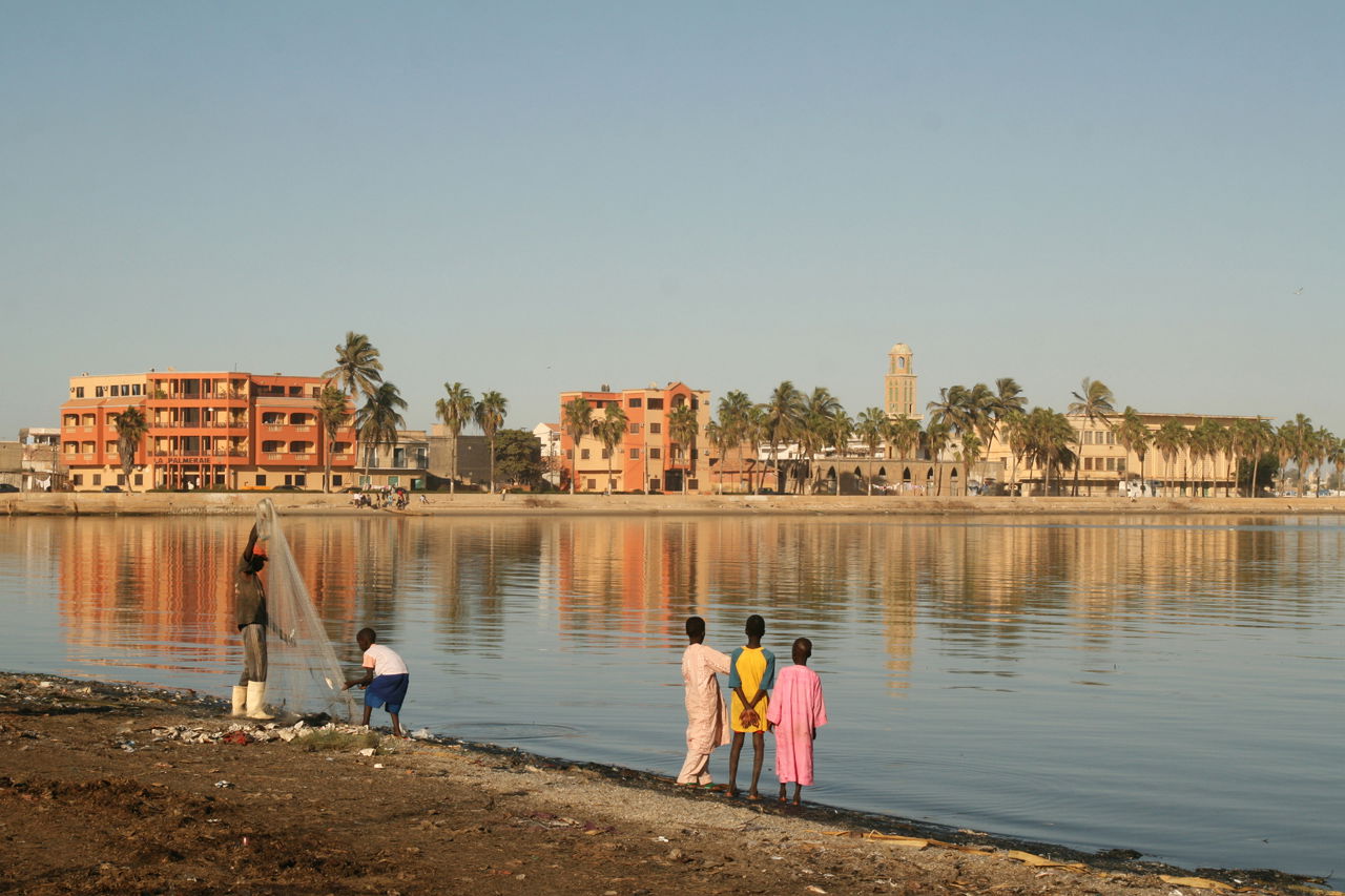 Ile sud à Saint-Louis du Sénégal