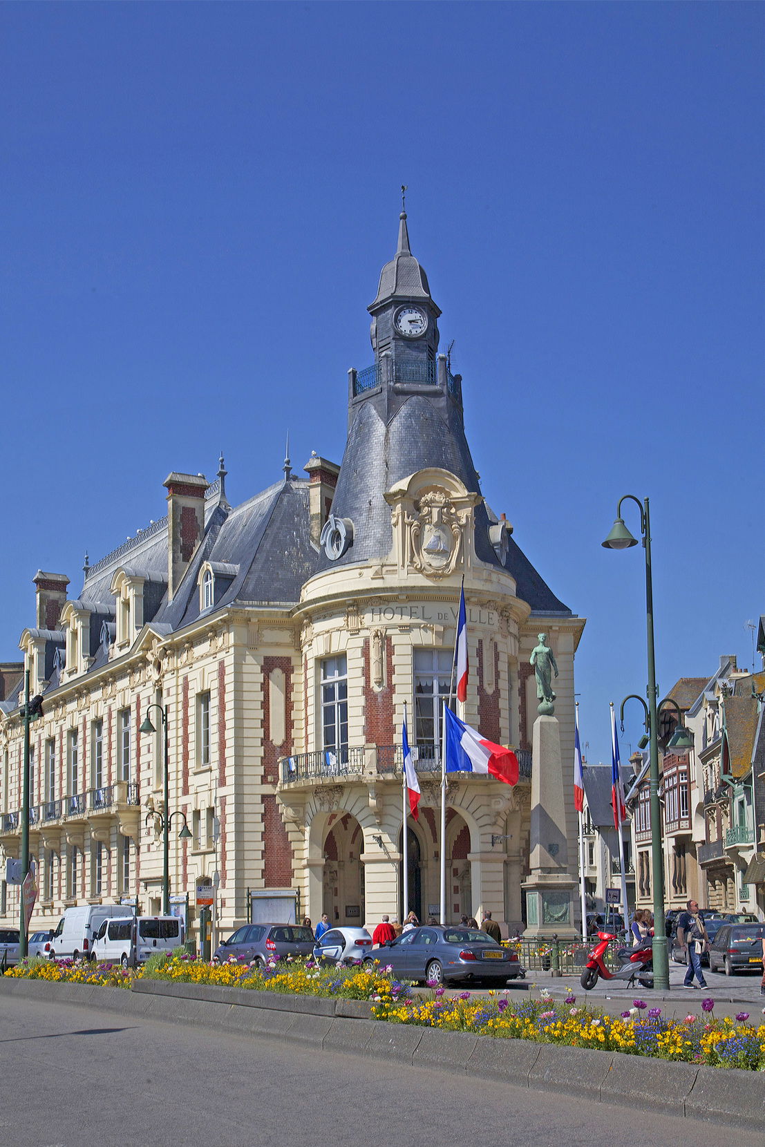 Town Hall (Hotel de Ville) of Trouville-sur-Mer. The world famo…