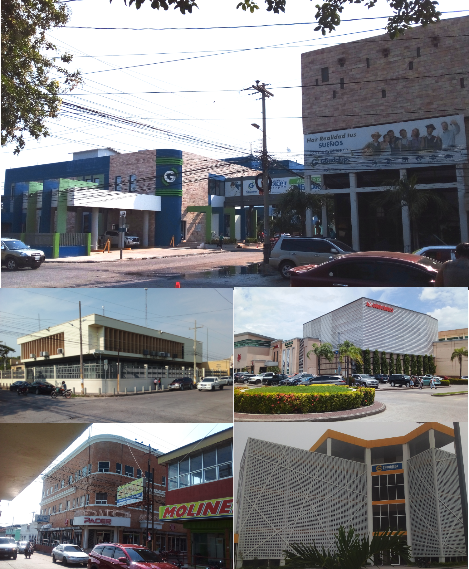 Edificios en la Ciudad de Choluteca, Honduras
