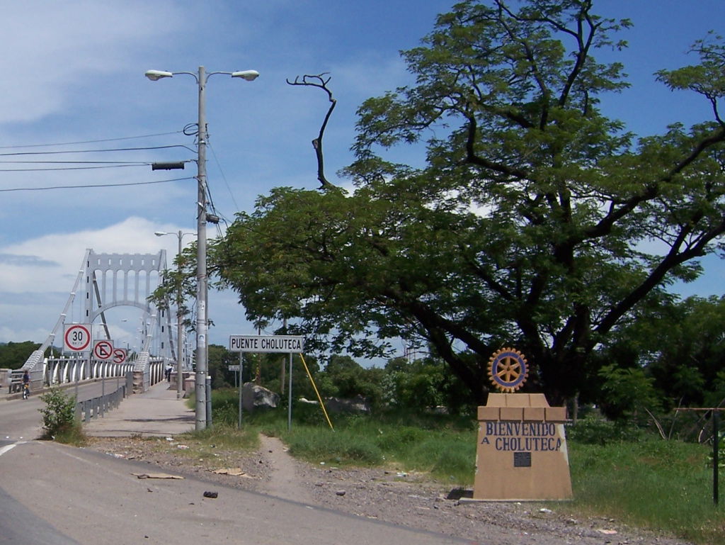 Entrance to Choluteca from the north on the Pan-American Highwa…