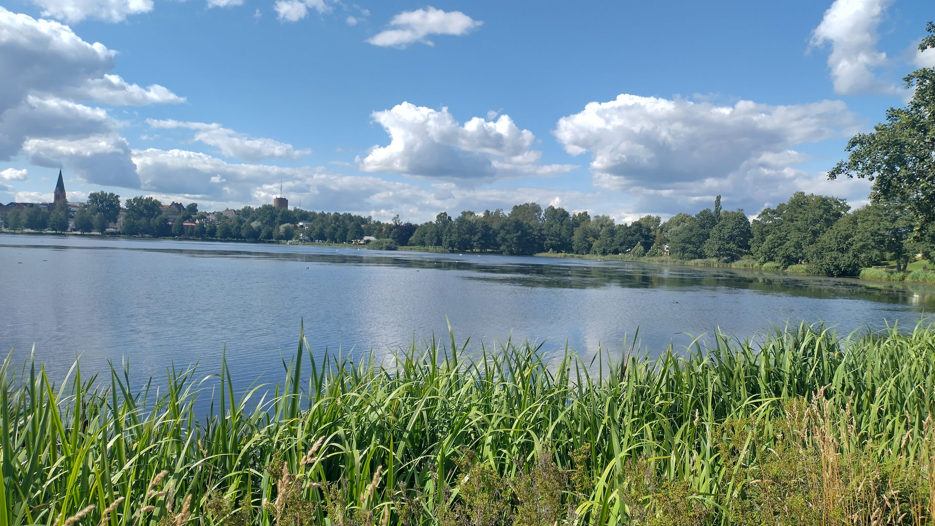 Lake Ingberssjön in Nässjö, Sweden